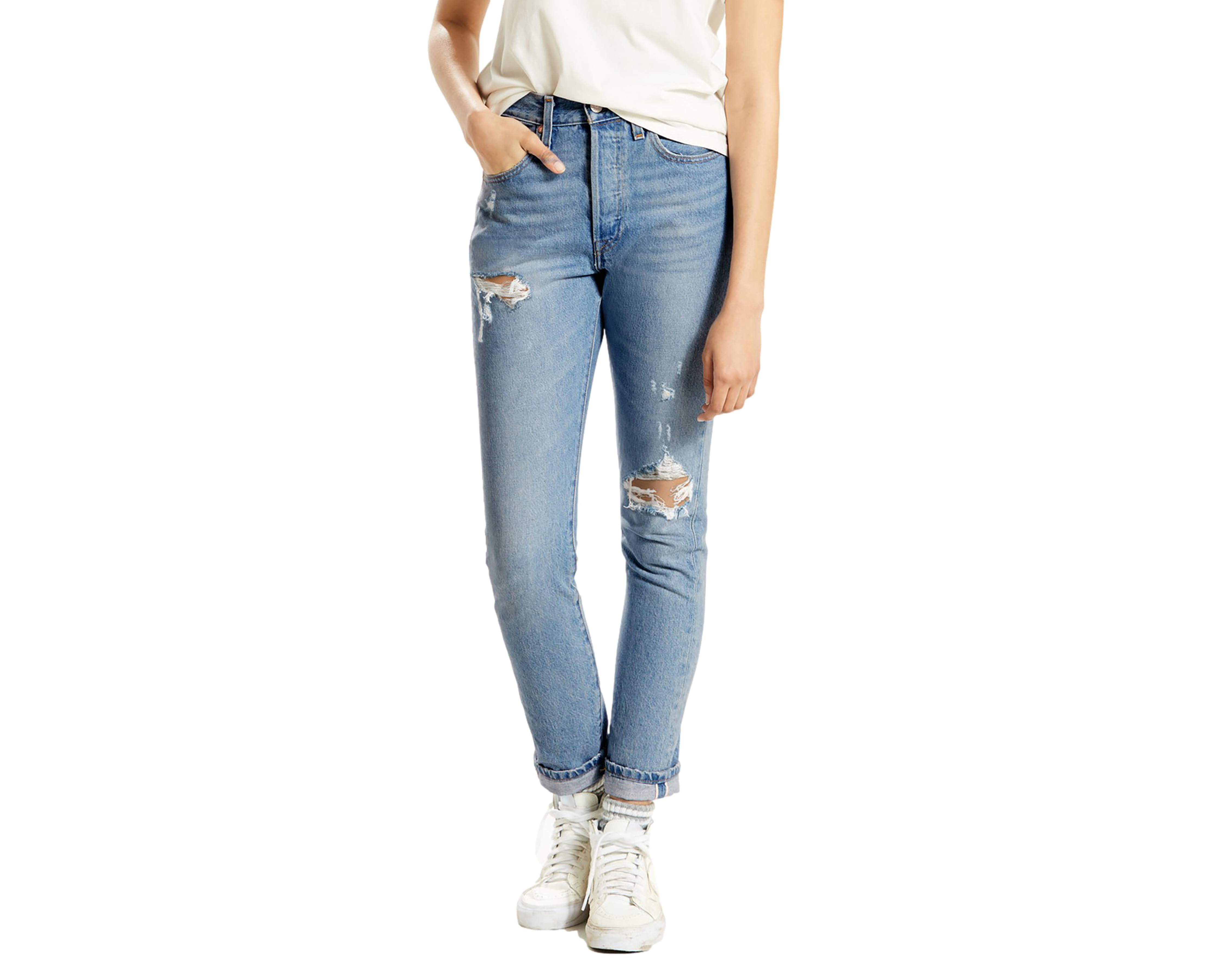 Jeans Skinny Levi's 501 para Mujer