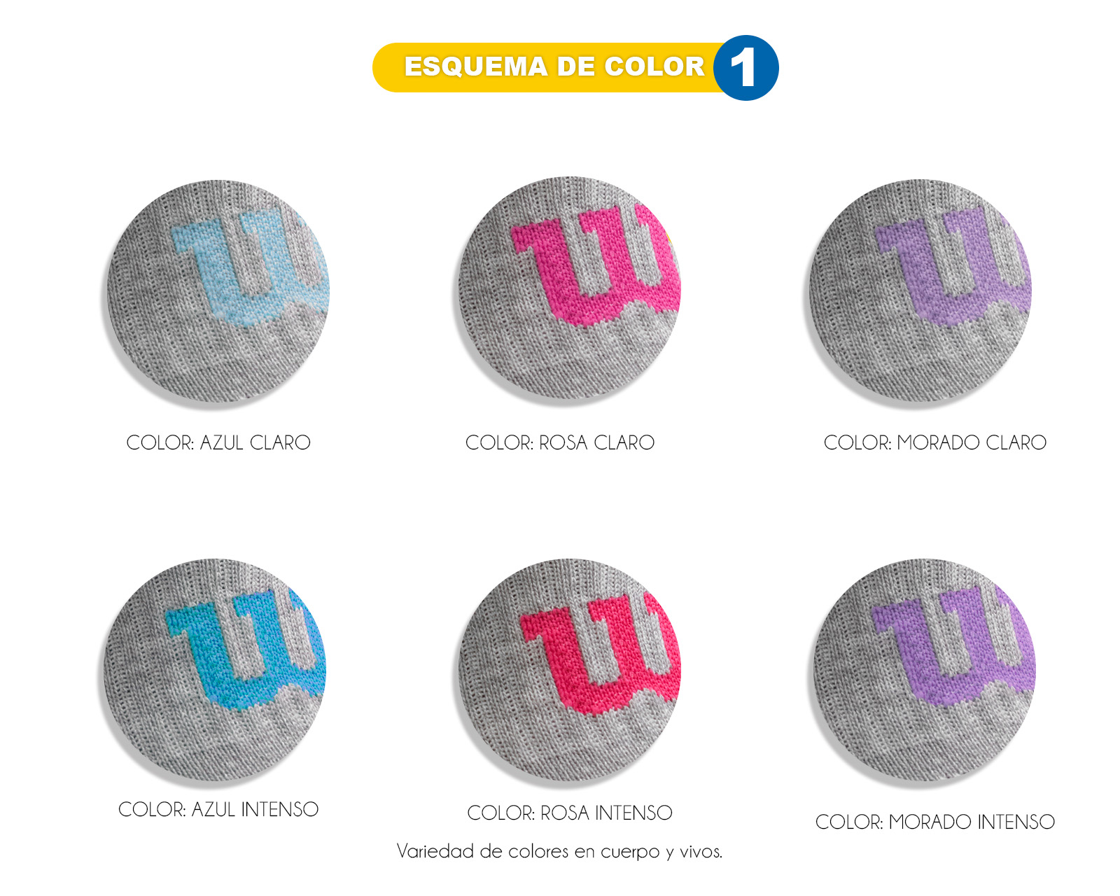 Foto 9 | Foto 9 | Calcetas Cortas Deportivas Wilson 6 Pares