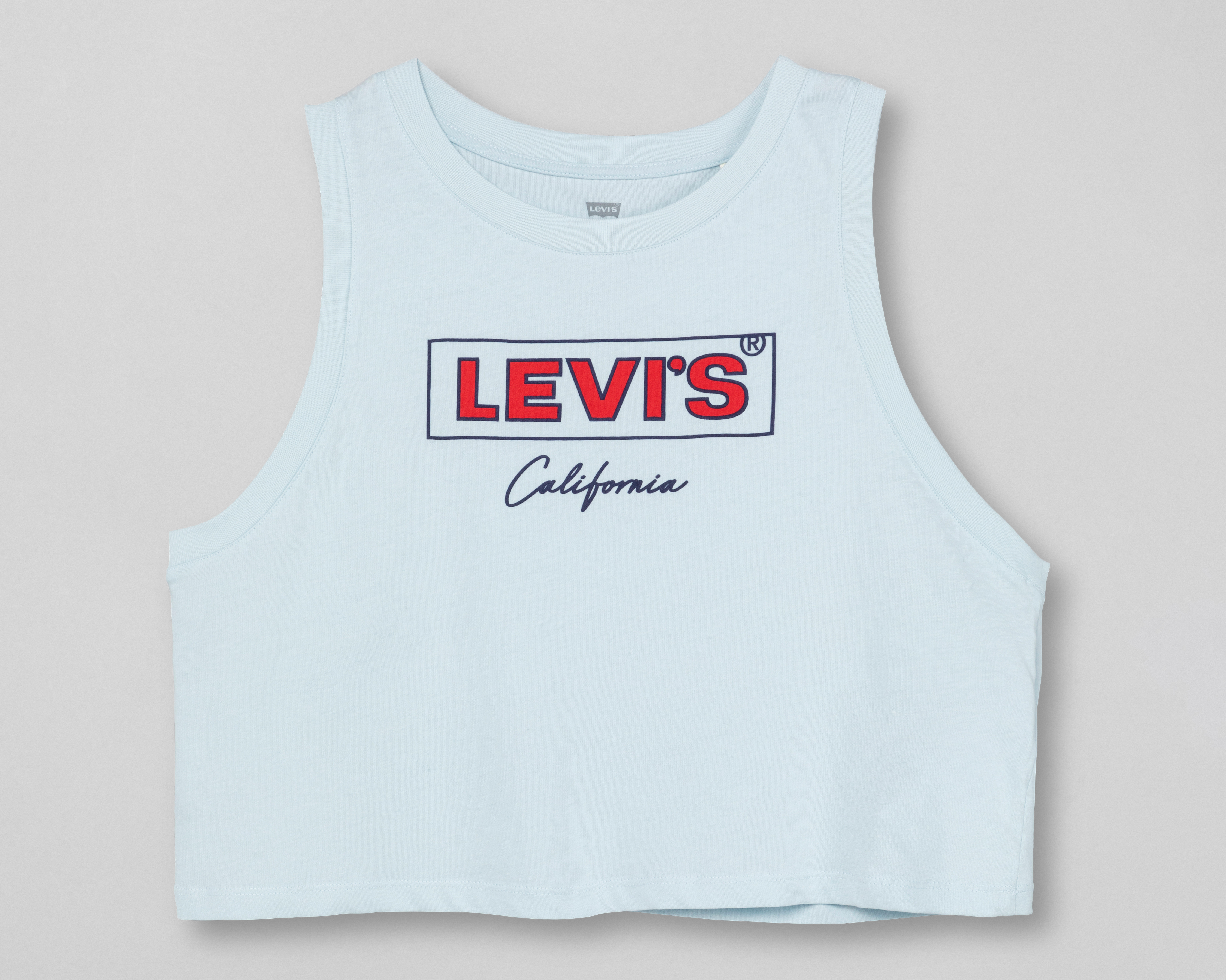 Crop Top Levi's Azul sin Mangas