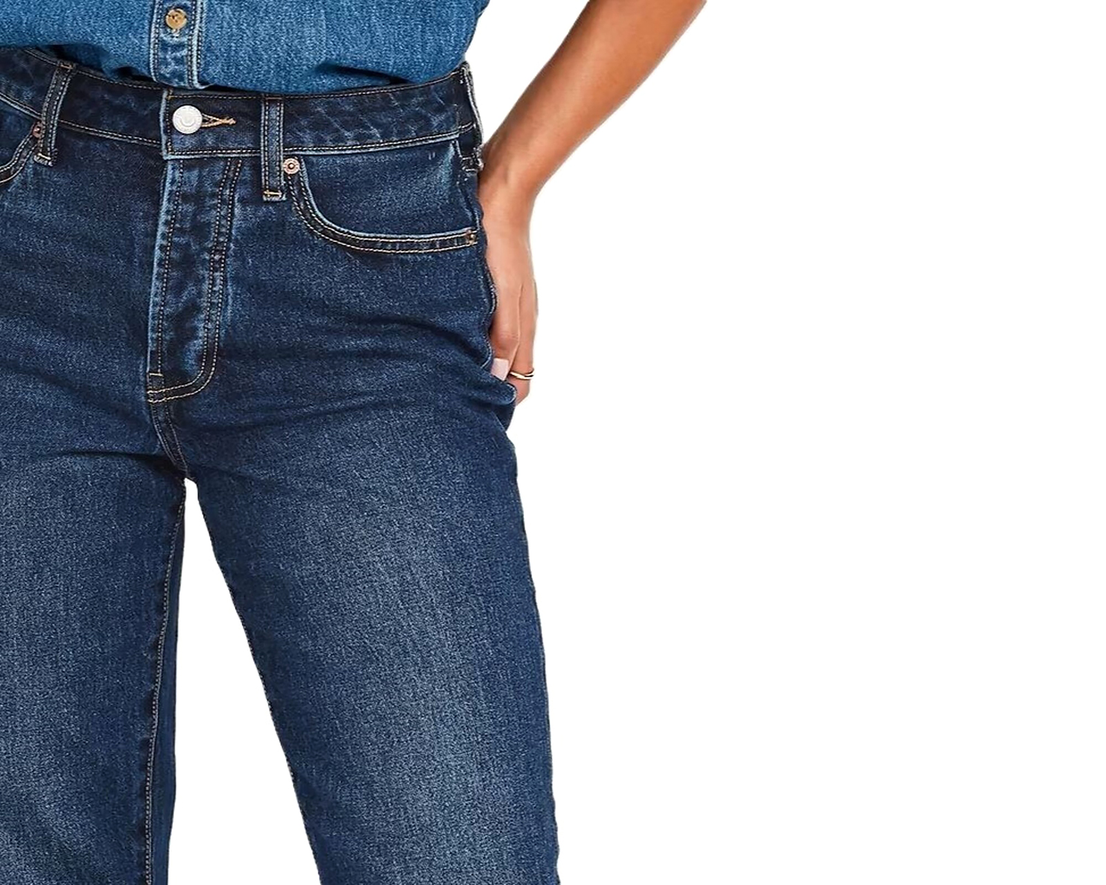 Foto 4 pulgar | Foto 3 | Jeans Recto Old Navy para Mujer