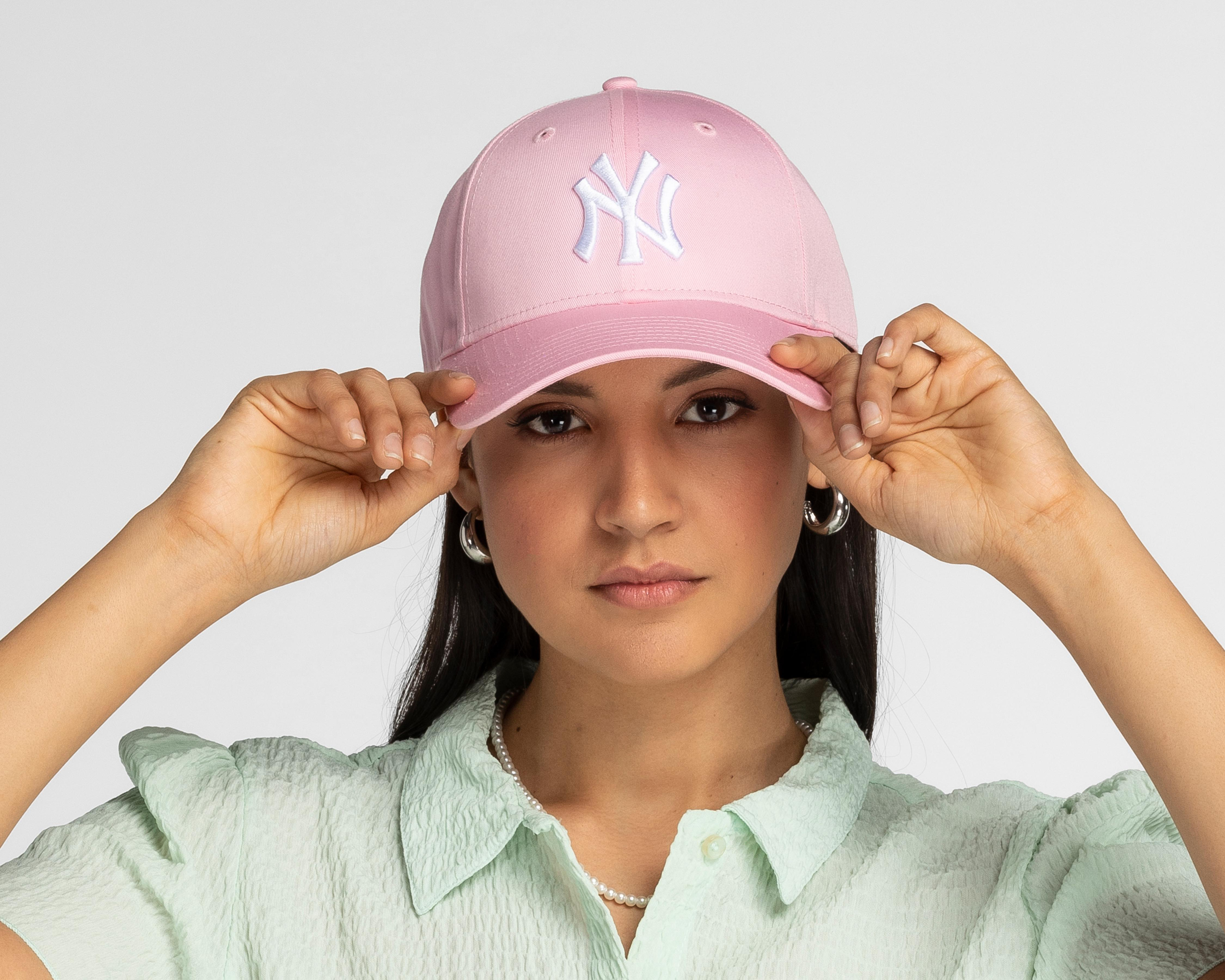 Ny Yankees Gorra Ny Gorra Rosa New Era Curved Brim GOLFER Chrome