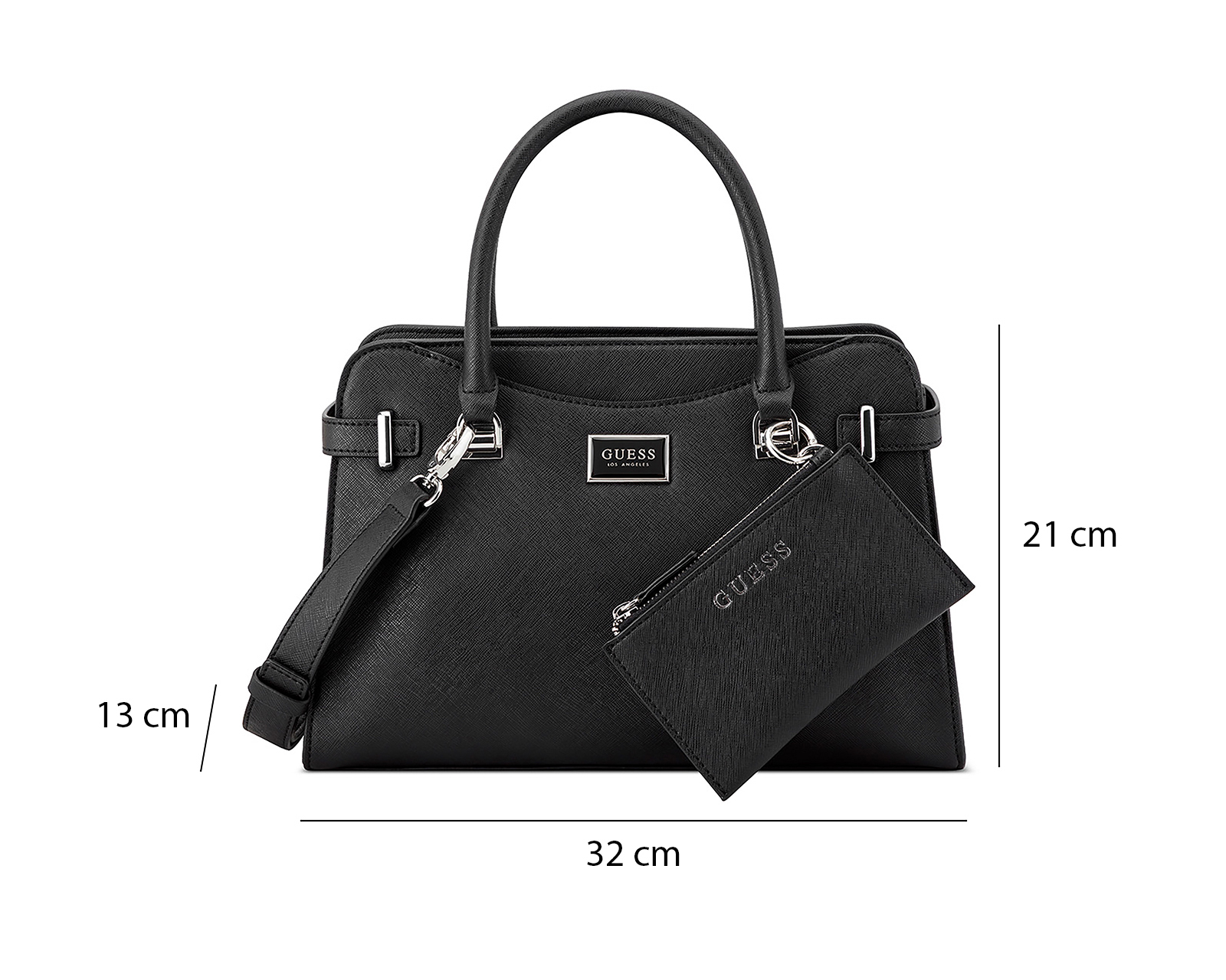 Foto 5 pulgar | Foto 4 | Bolsa de Mano Guess con Monedero