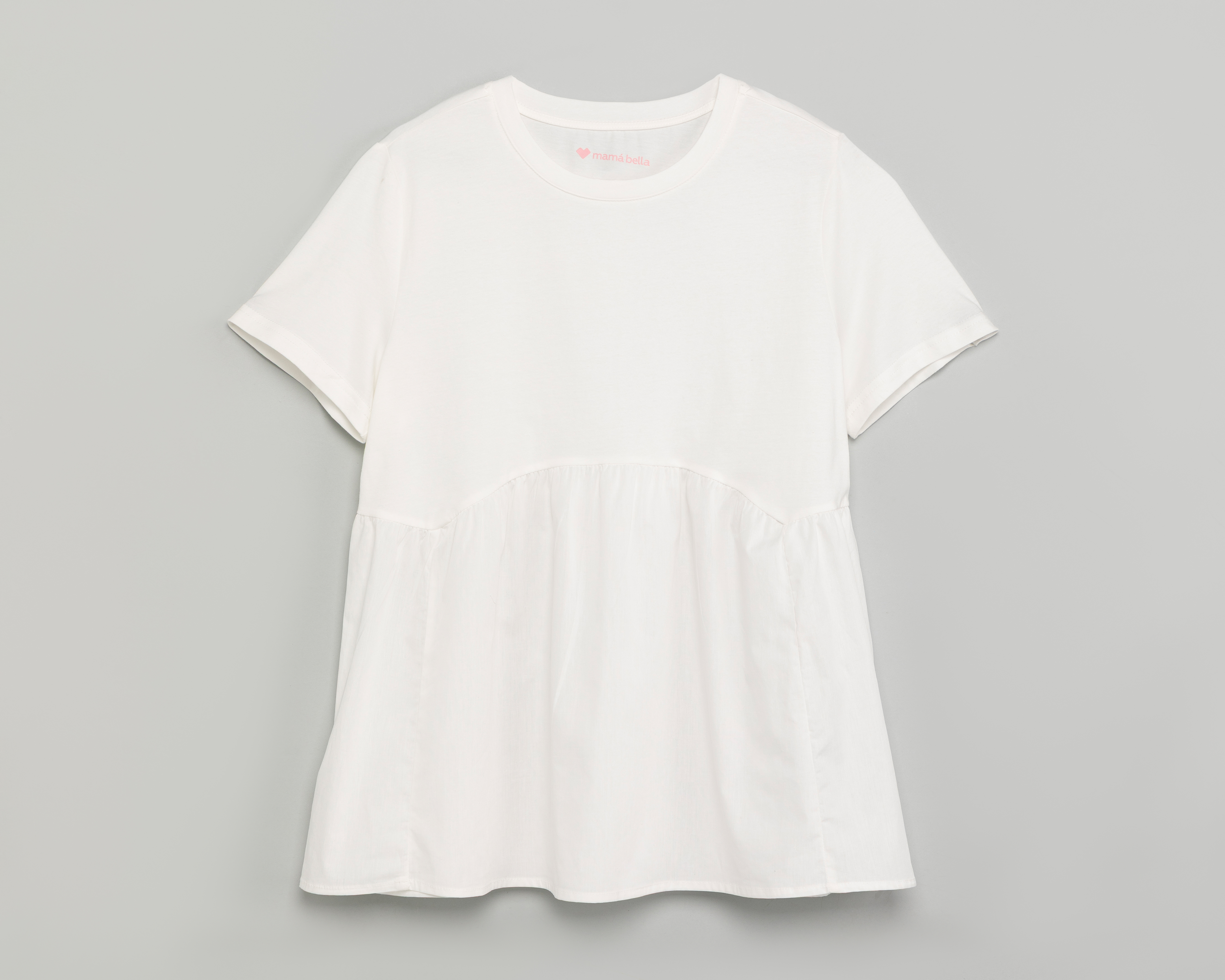 Playera de Maternidad Blanca Mamá Bella