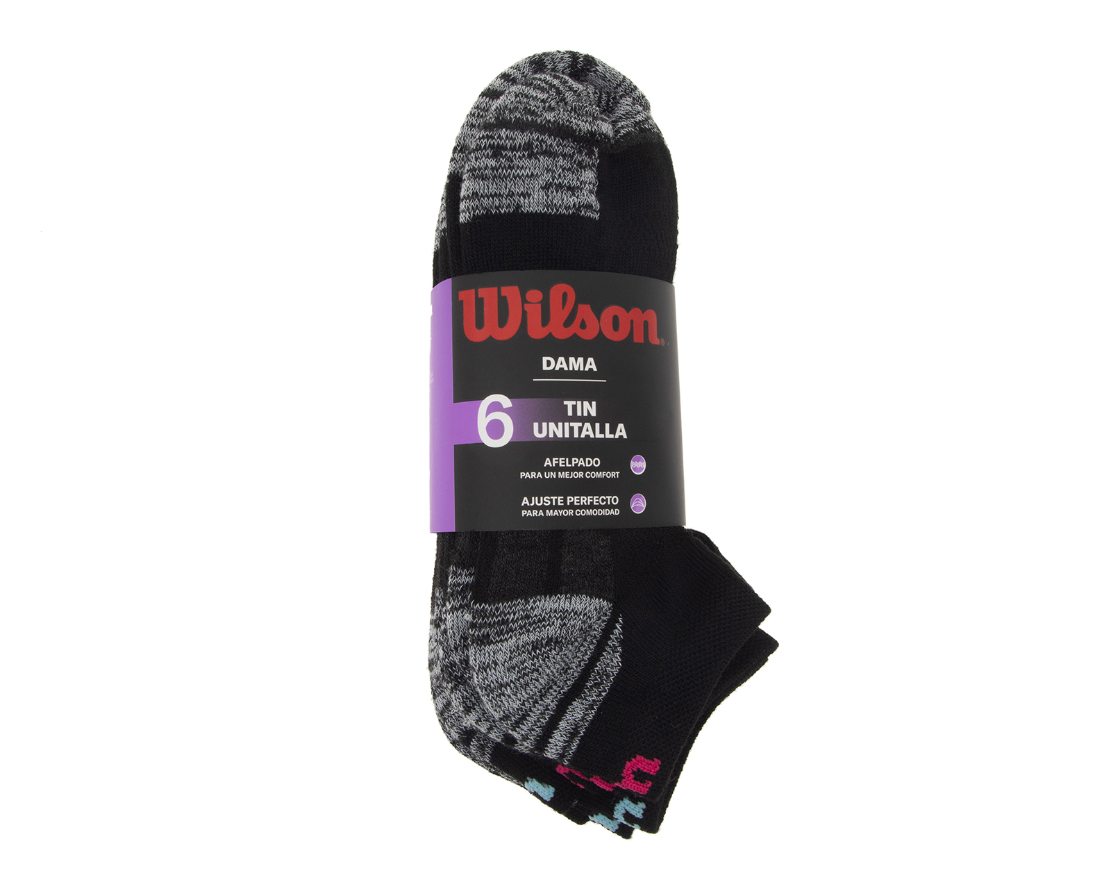 Foto 5 pulgar | Foto 4 | Calcetas Deportivas Wilson para Mujer 6 Pares