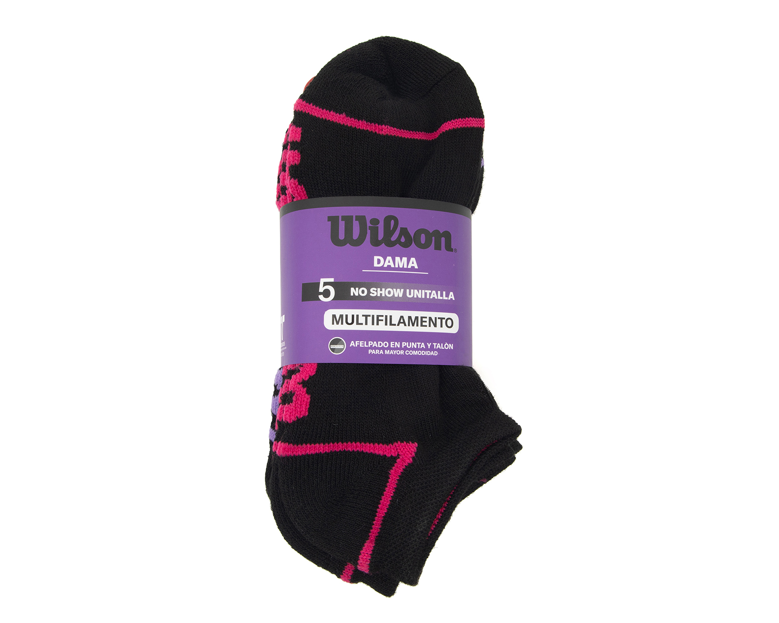 Foto 5 pulgar | Foto 4 | Calcetas Deportivas Wilson para Mujer 5 Pares