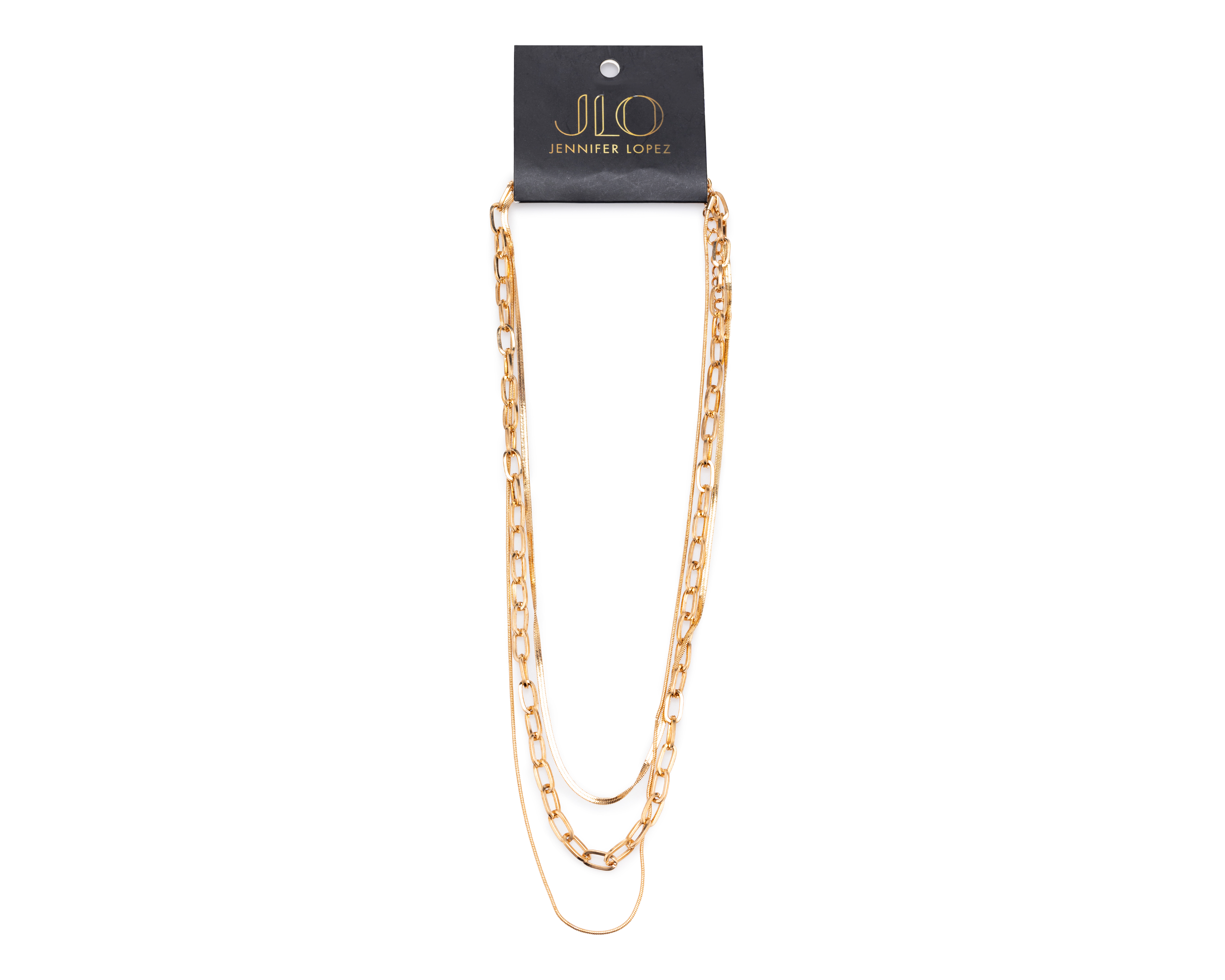 Foto 2 pulgar | Foto 1 | Collar de Metal Jennifer Lopez