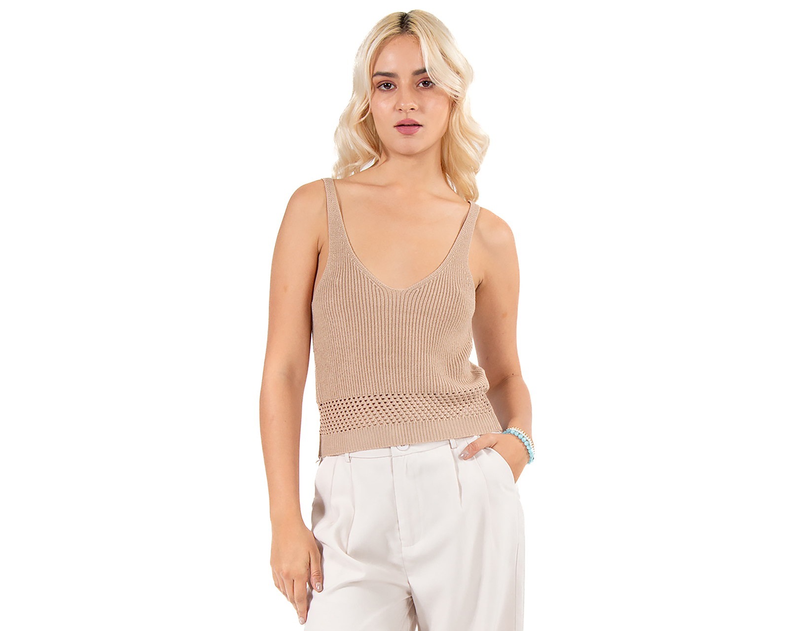 Blusa Tejida Forever 21 para Mujer