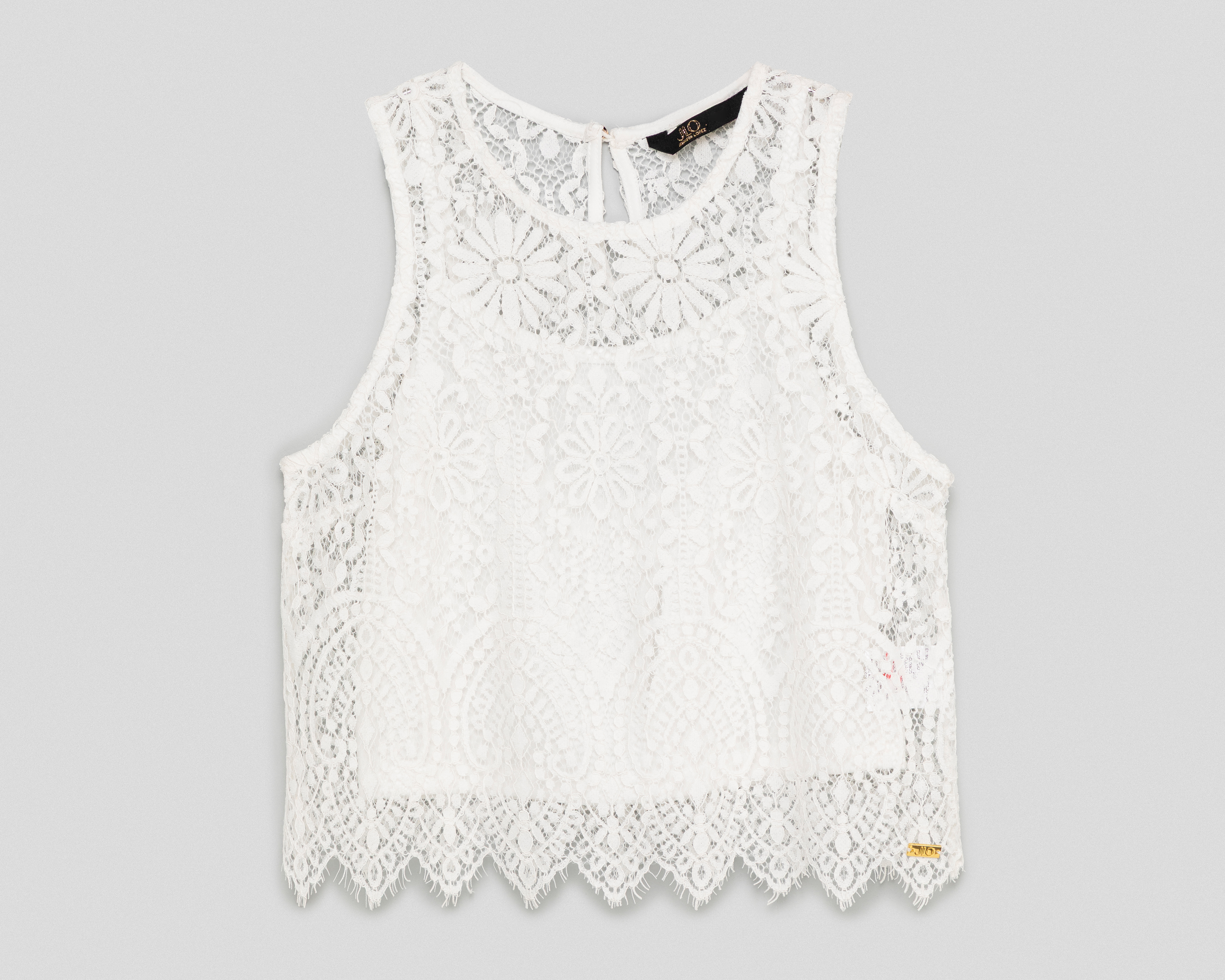 Foto 2 pulgar | Foto 1 | Blusa Blanca Jennifer Lopez para Mujer