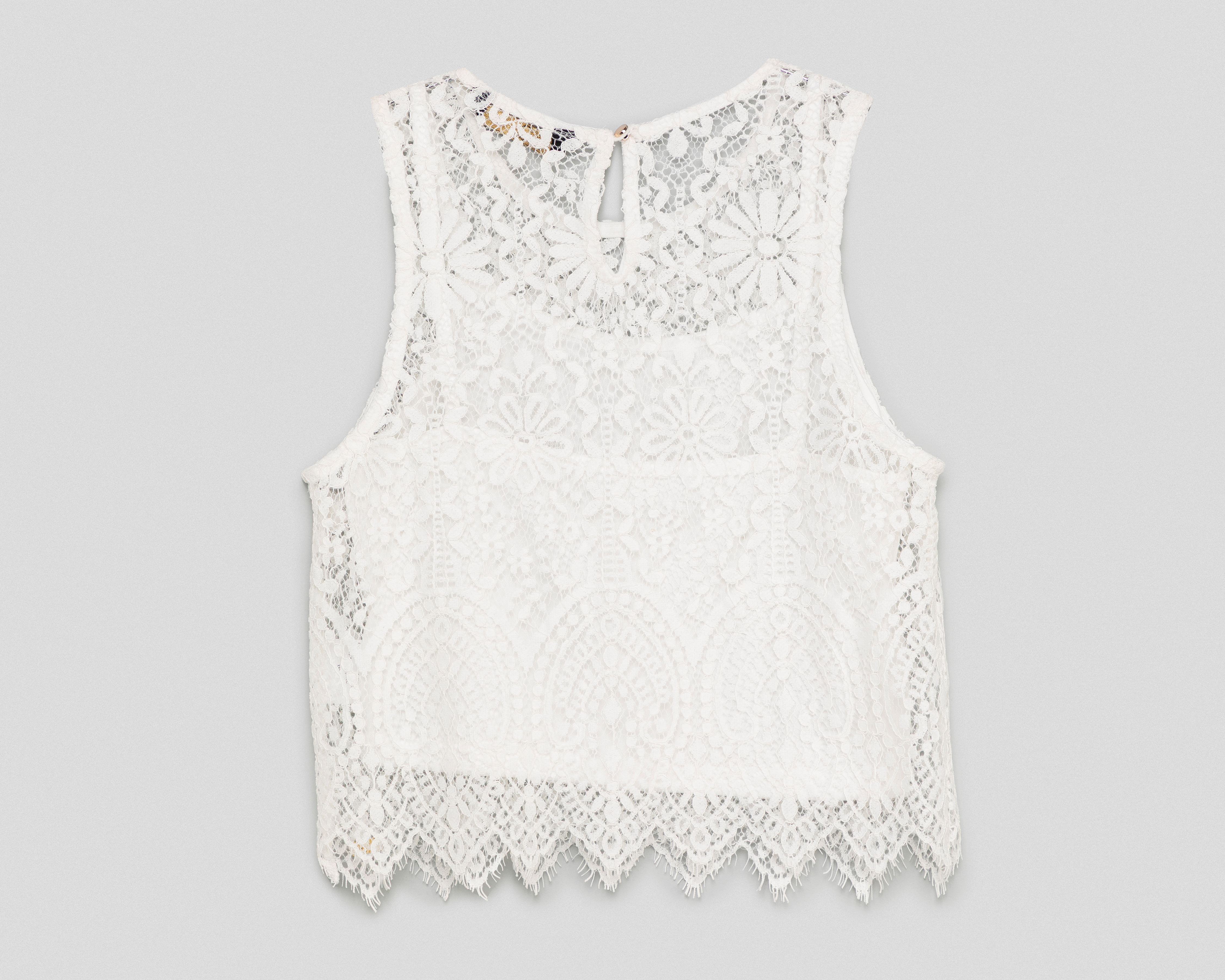 Foto 3 pulgar | Foto 2 | Blusa Blanca Jennifer Lopez para Mujer