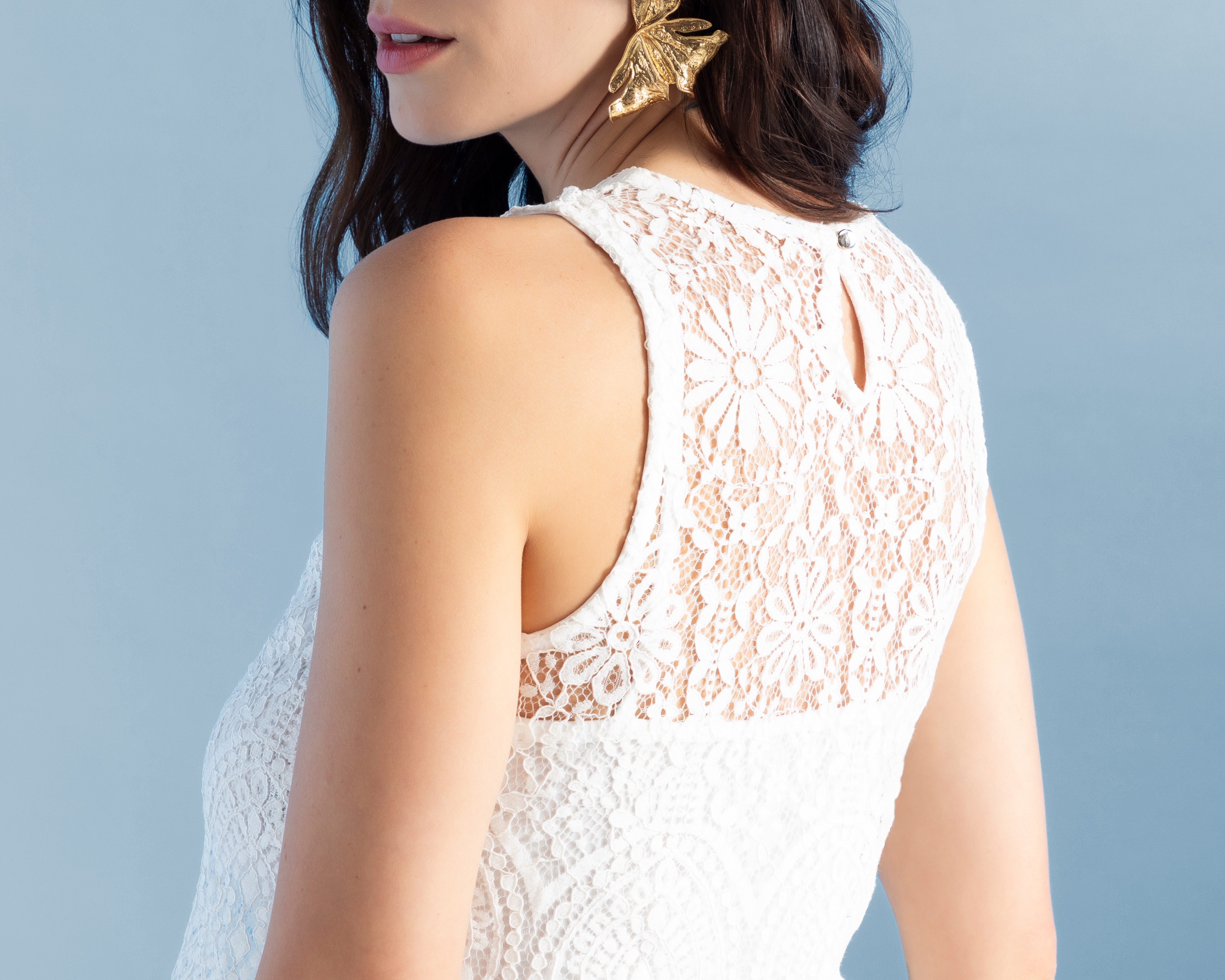 Foto 5 | Foto 5 | Blusa Blanca Jennifer Lopez para Mujer