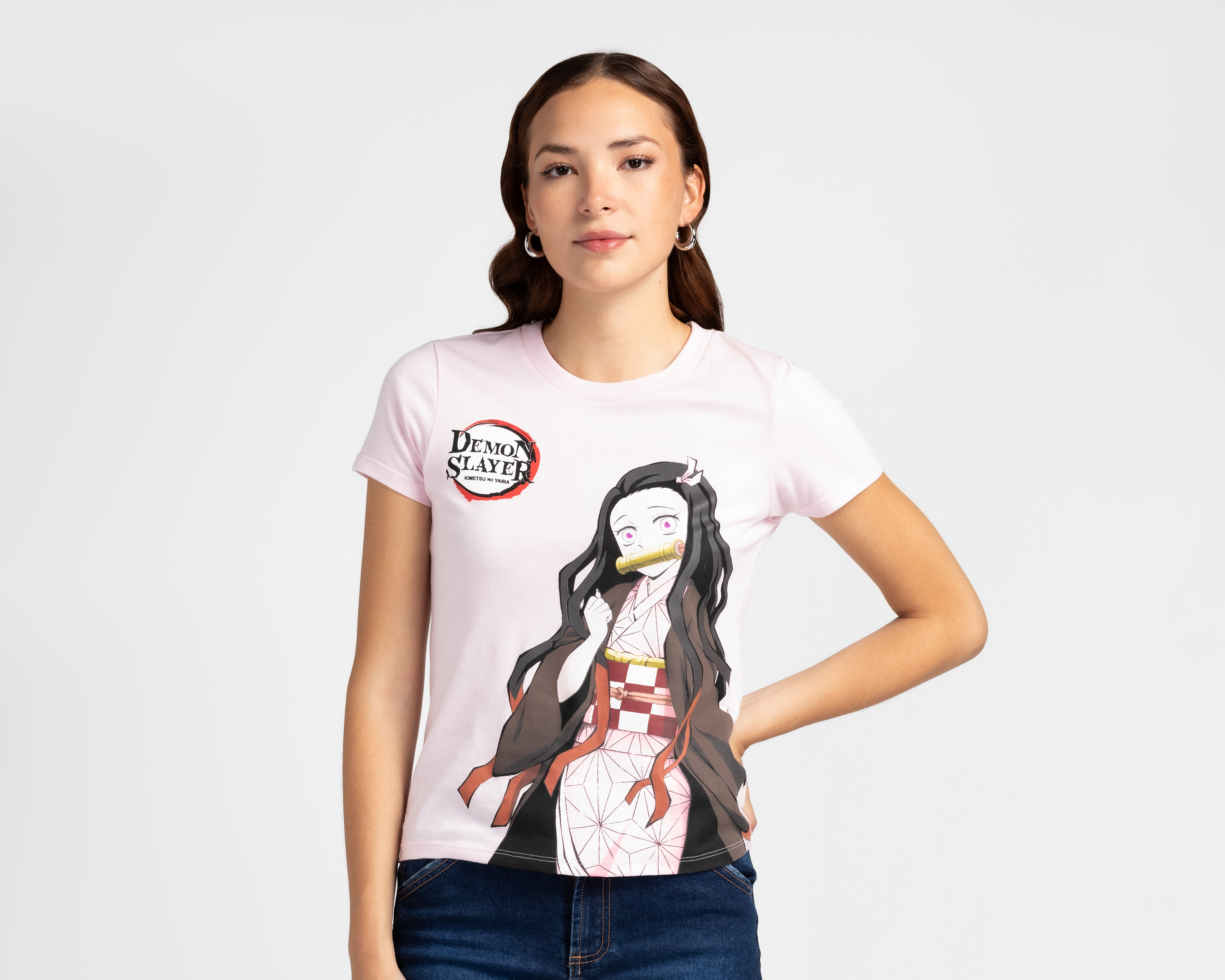 Foto 1 | Foto 1 | Playera Manga Corta Demon Slayer Juvenil