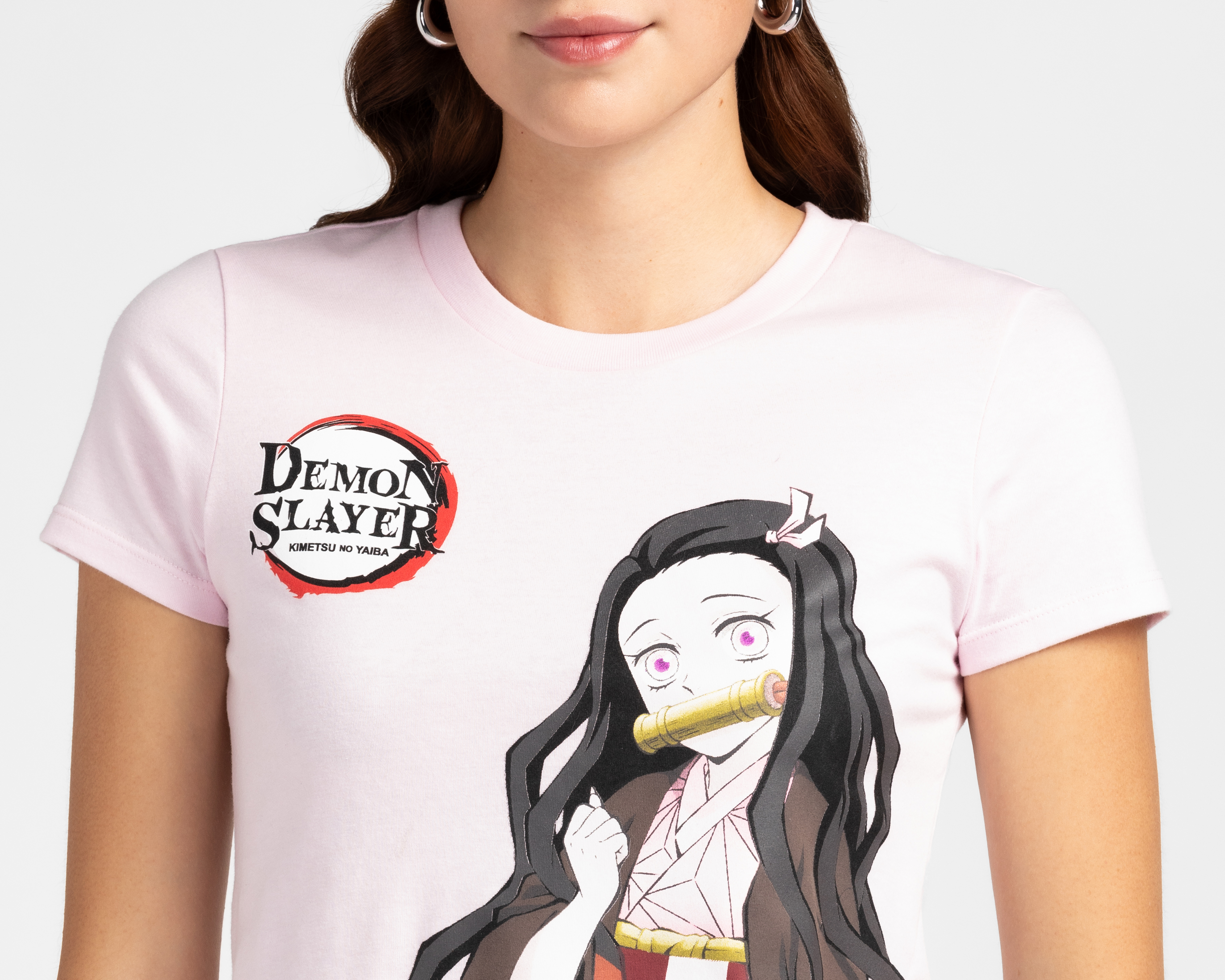 Foto 4 pulgar | Foto 3 | Playera Manga Corta Demon Slayer Juvenil