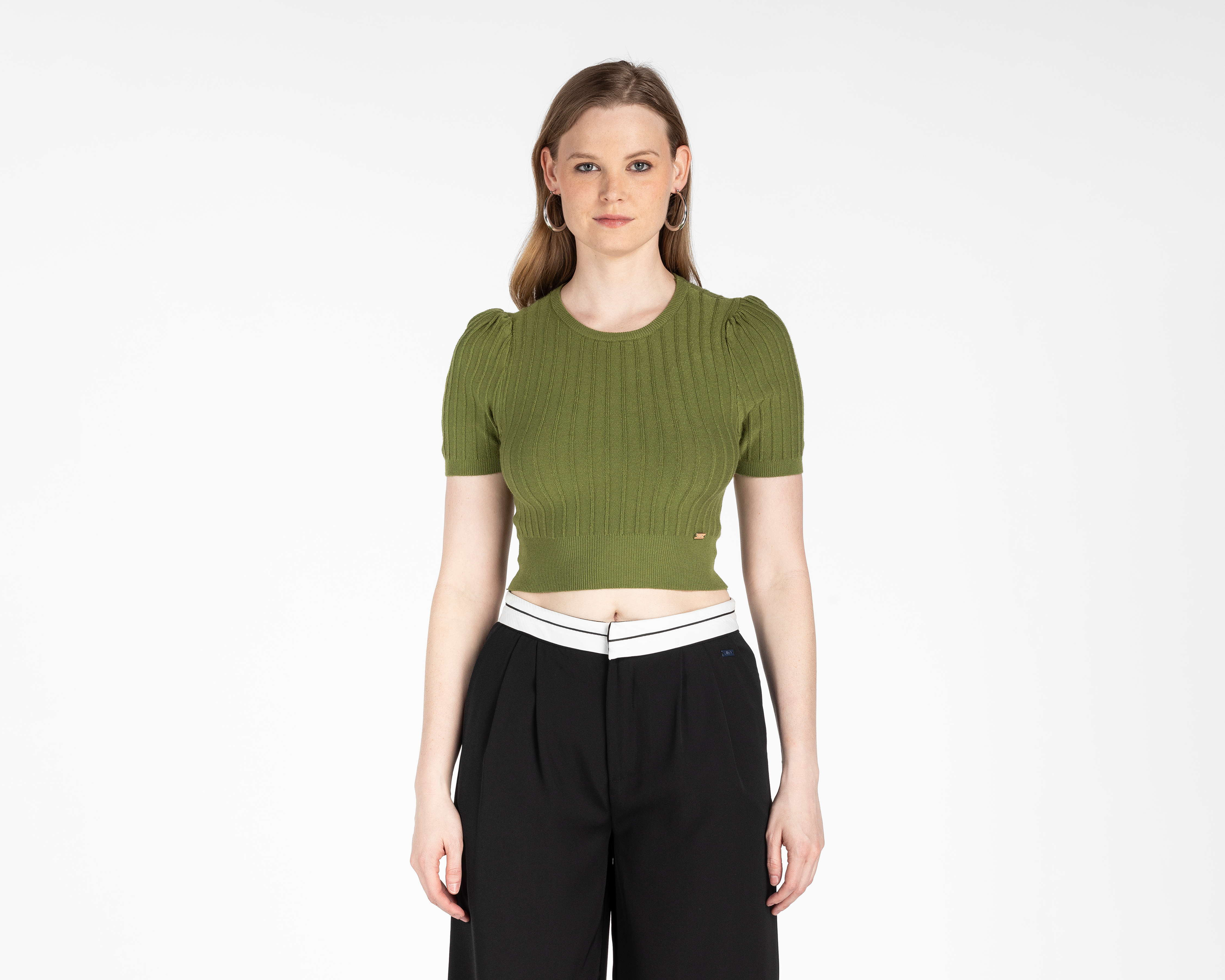 Blusa Jennifer Lopez Manga Corta para Mujer