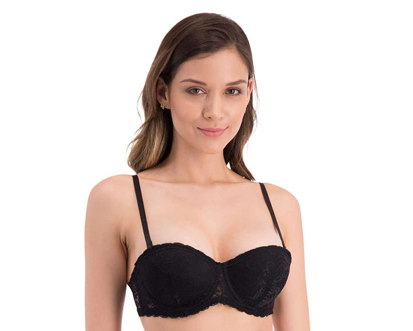 Foto 3 pulgar | Foto 2 | Brasier de Encaje Beauty Secret Media Copa para Mujer 2 Pack