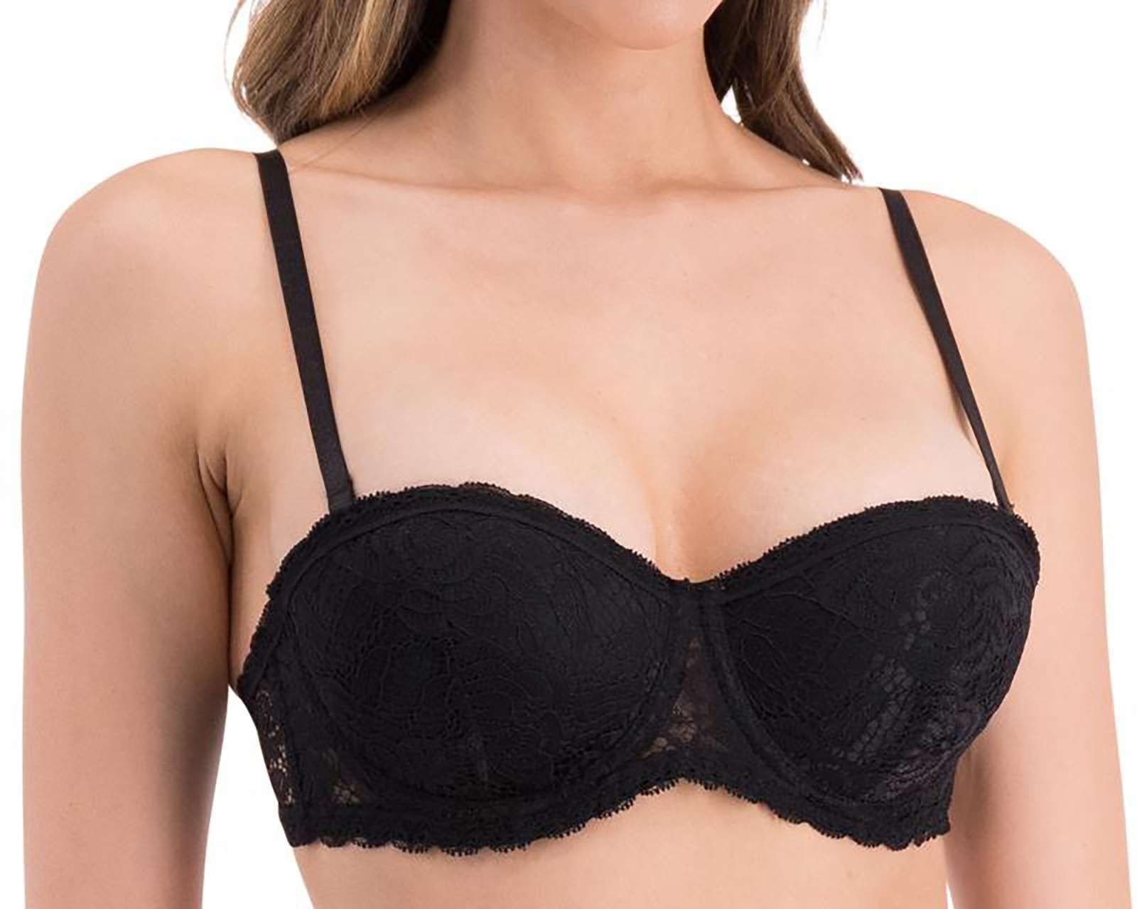 Foto 4 | Foto 4 | Brasier de Encaje Beauty Secret Media Copa para Mujer 2 Pack