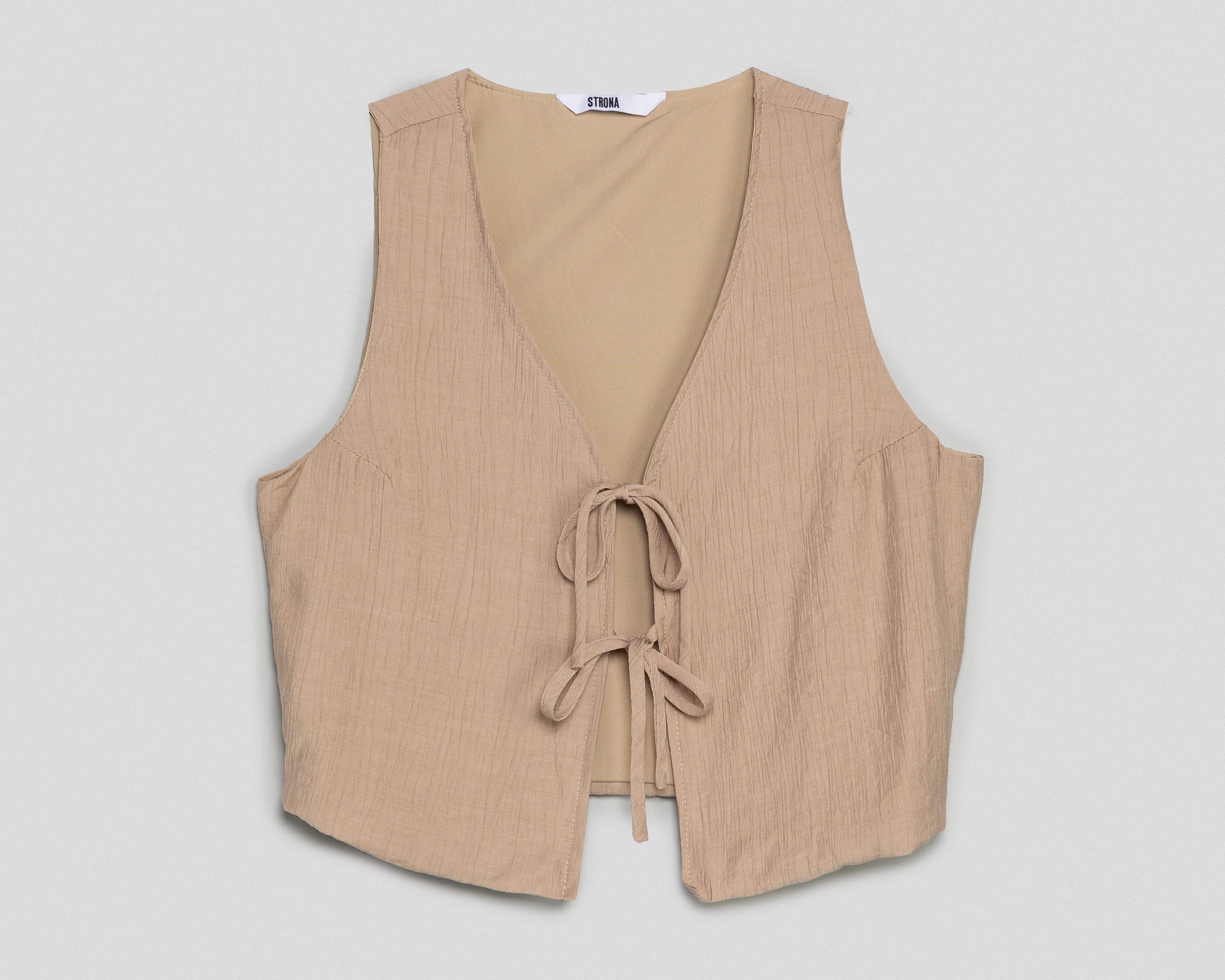 Blusa Beige Strona para Mujer