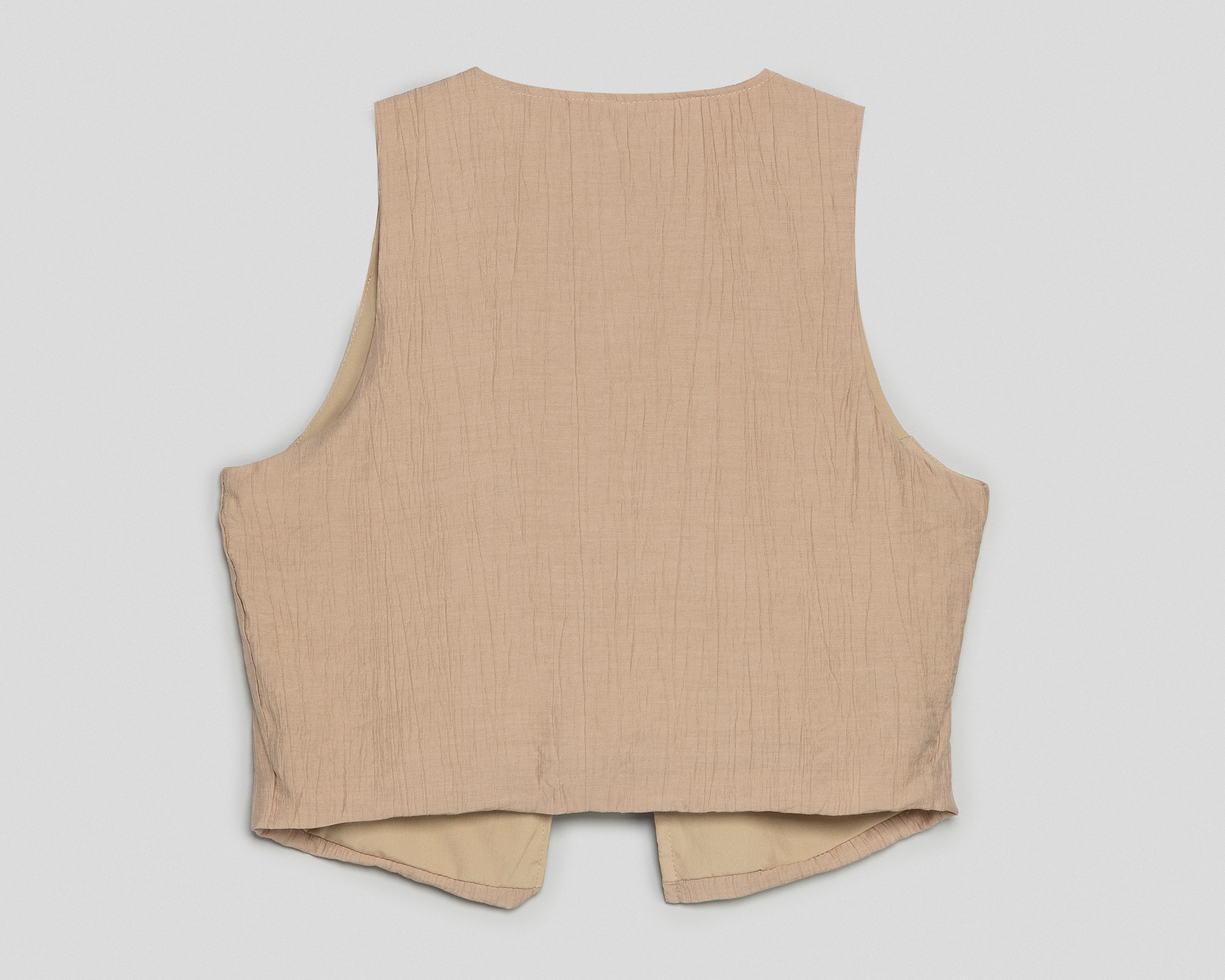 Foto 3 pulgar | Foto 2 | Blusa Beige Strona para Mujer