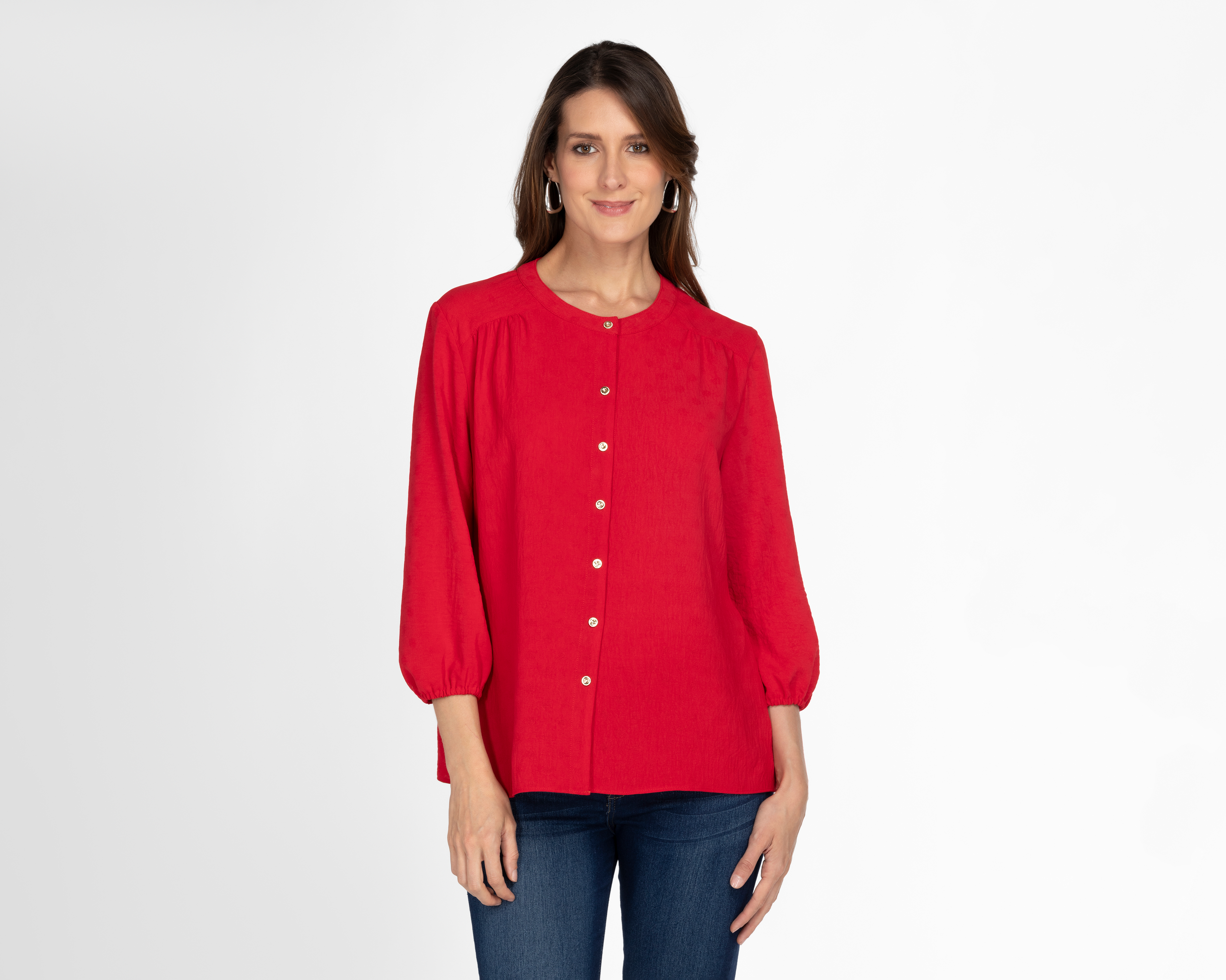 Blusa con Botones Sahara para Mujer