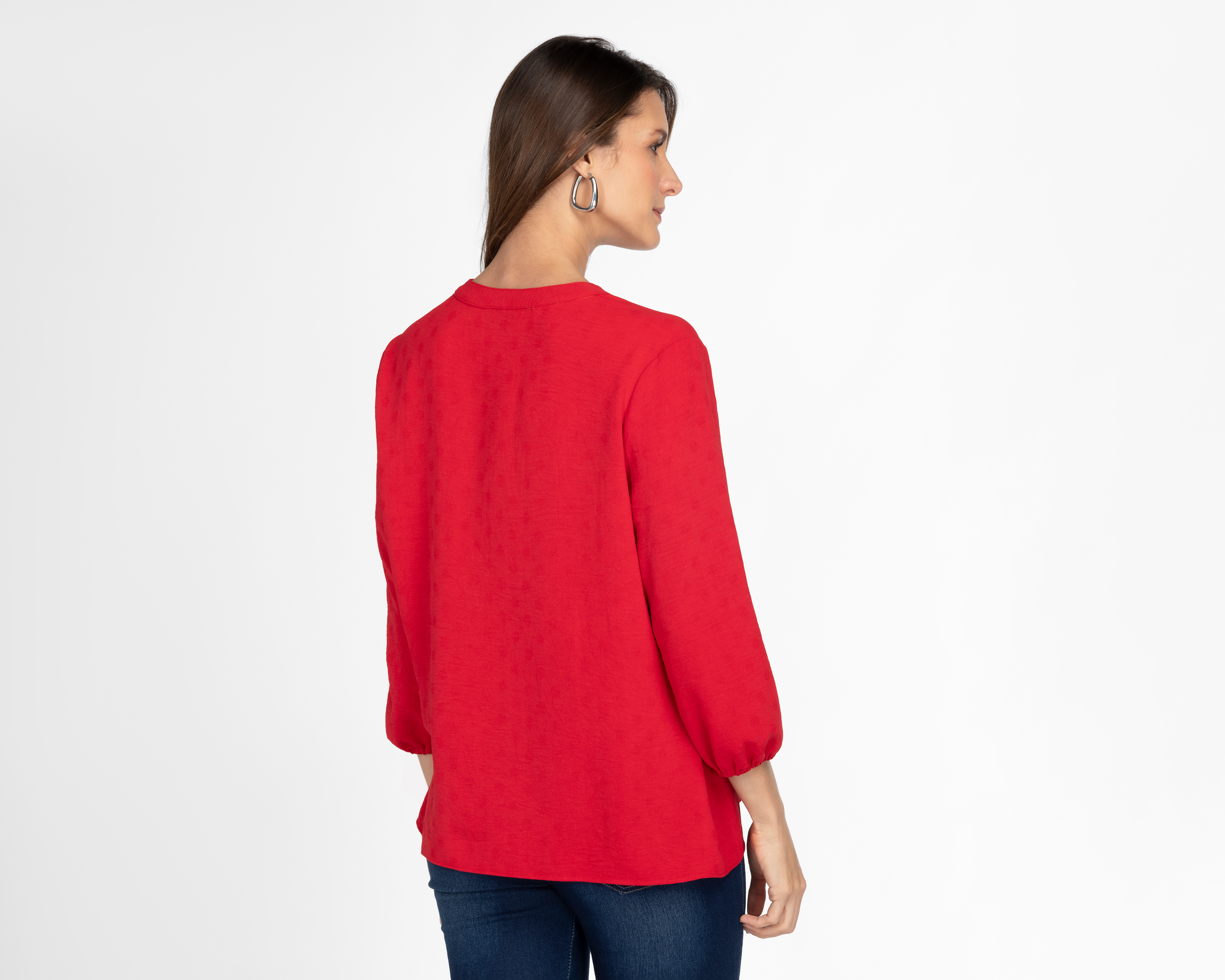 Foto 4 pulgar | Foto 3 | Blusa con Botones Sahara para Mujer