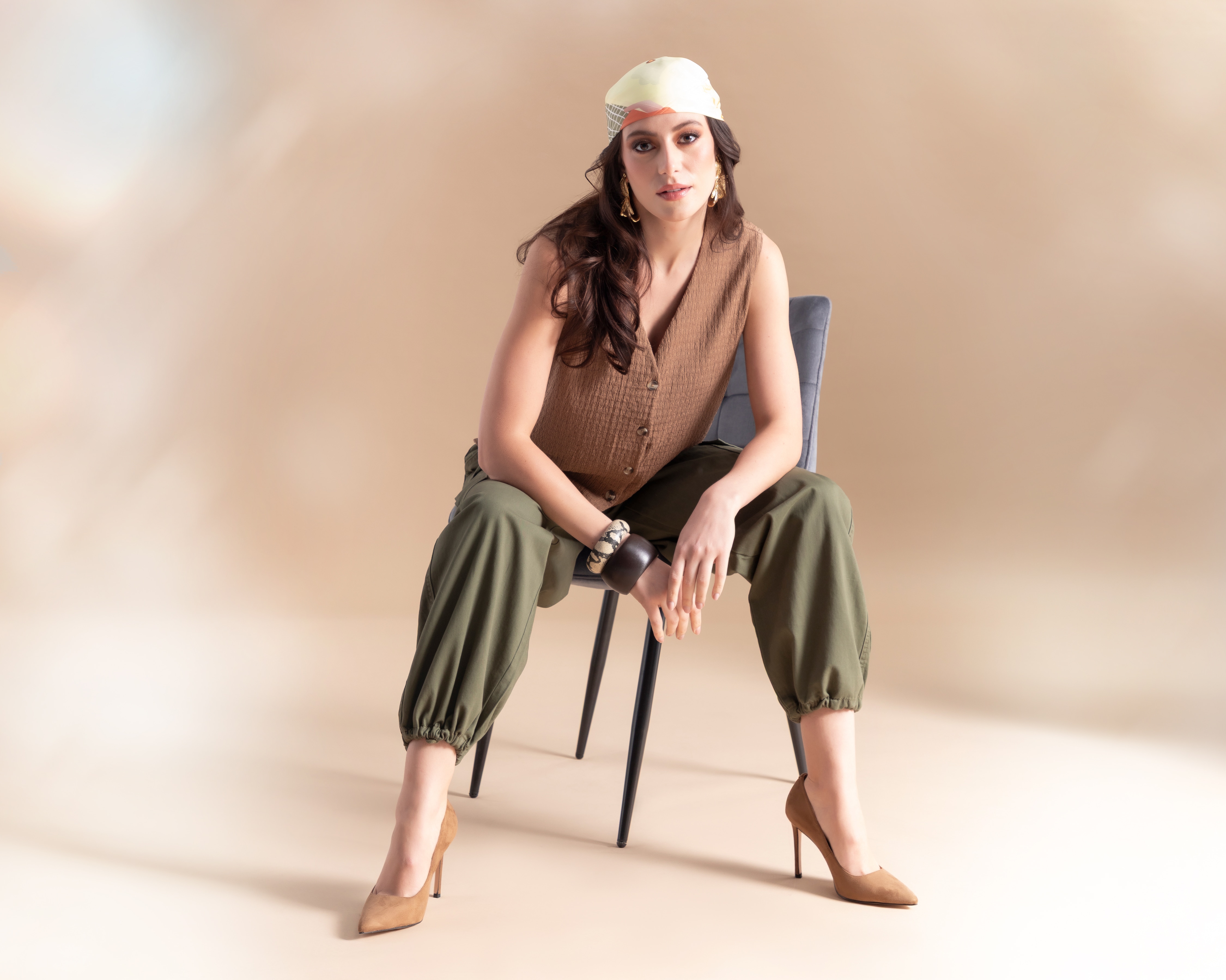 Blusa Café Jennifer Lopez para Mujer