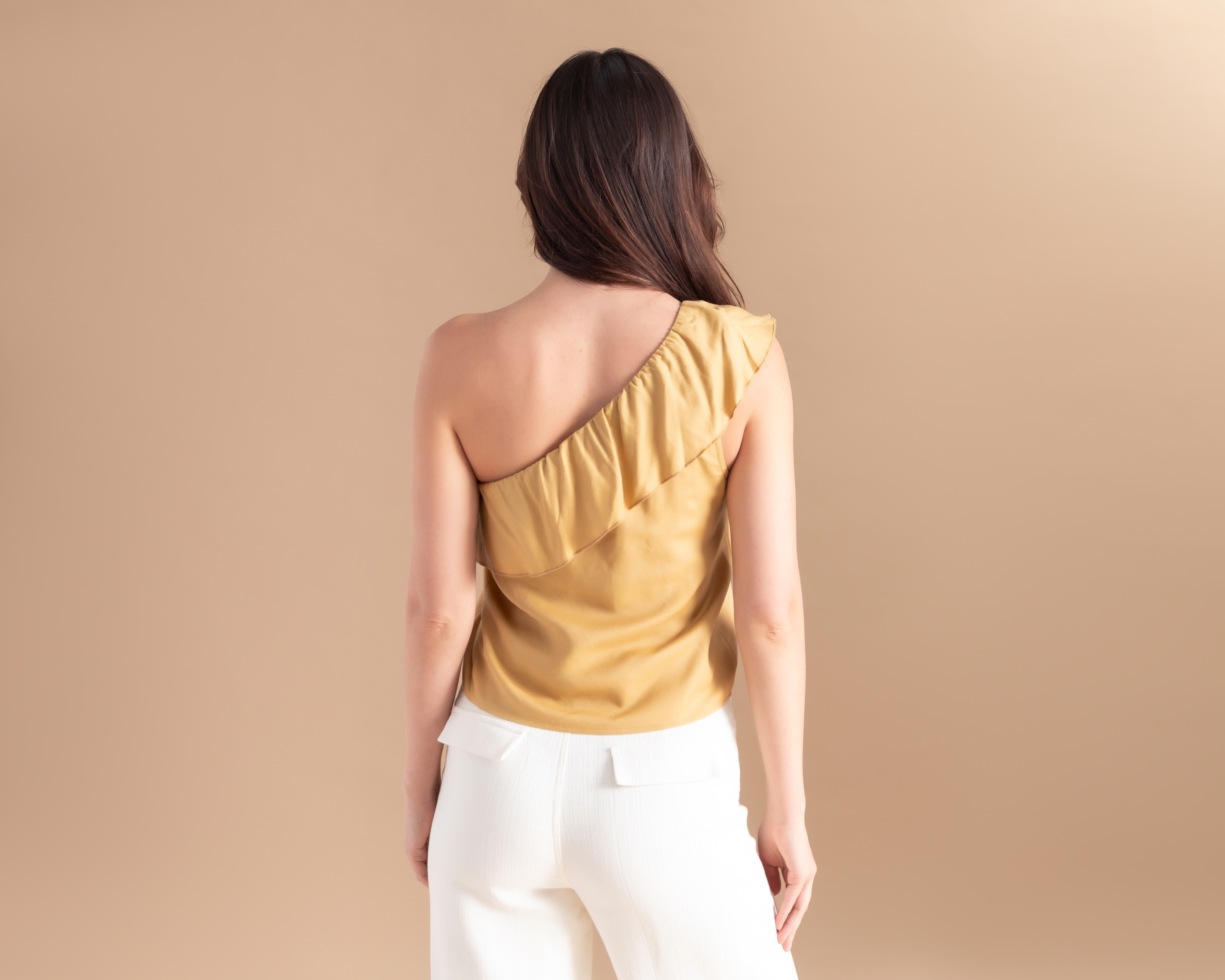 Foto 4 pulgar | Foto 3 | Blusa Asimétrica Jennifer Lopez para Mujer