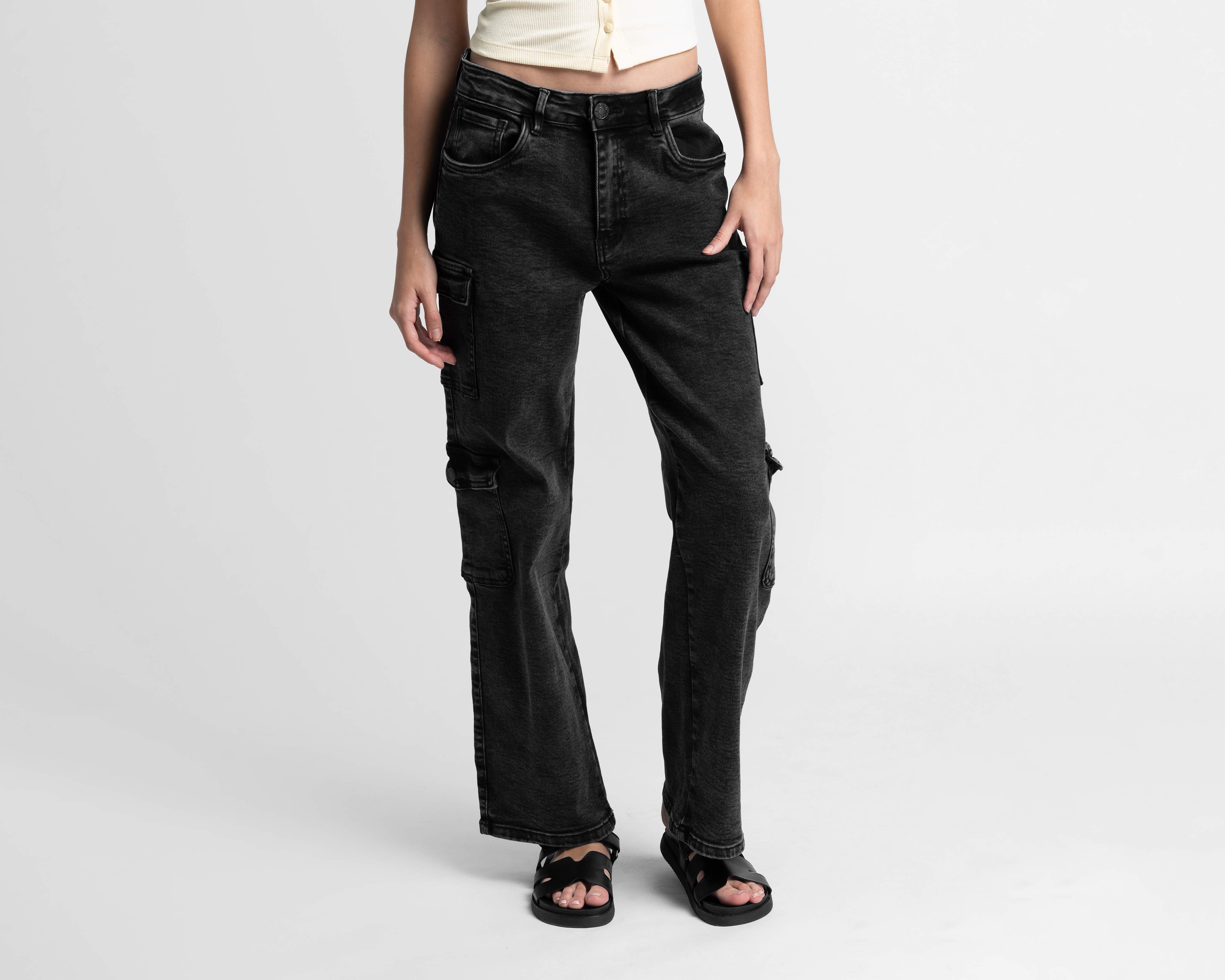 Jeans Wide Leg Refill para Mujer