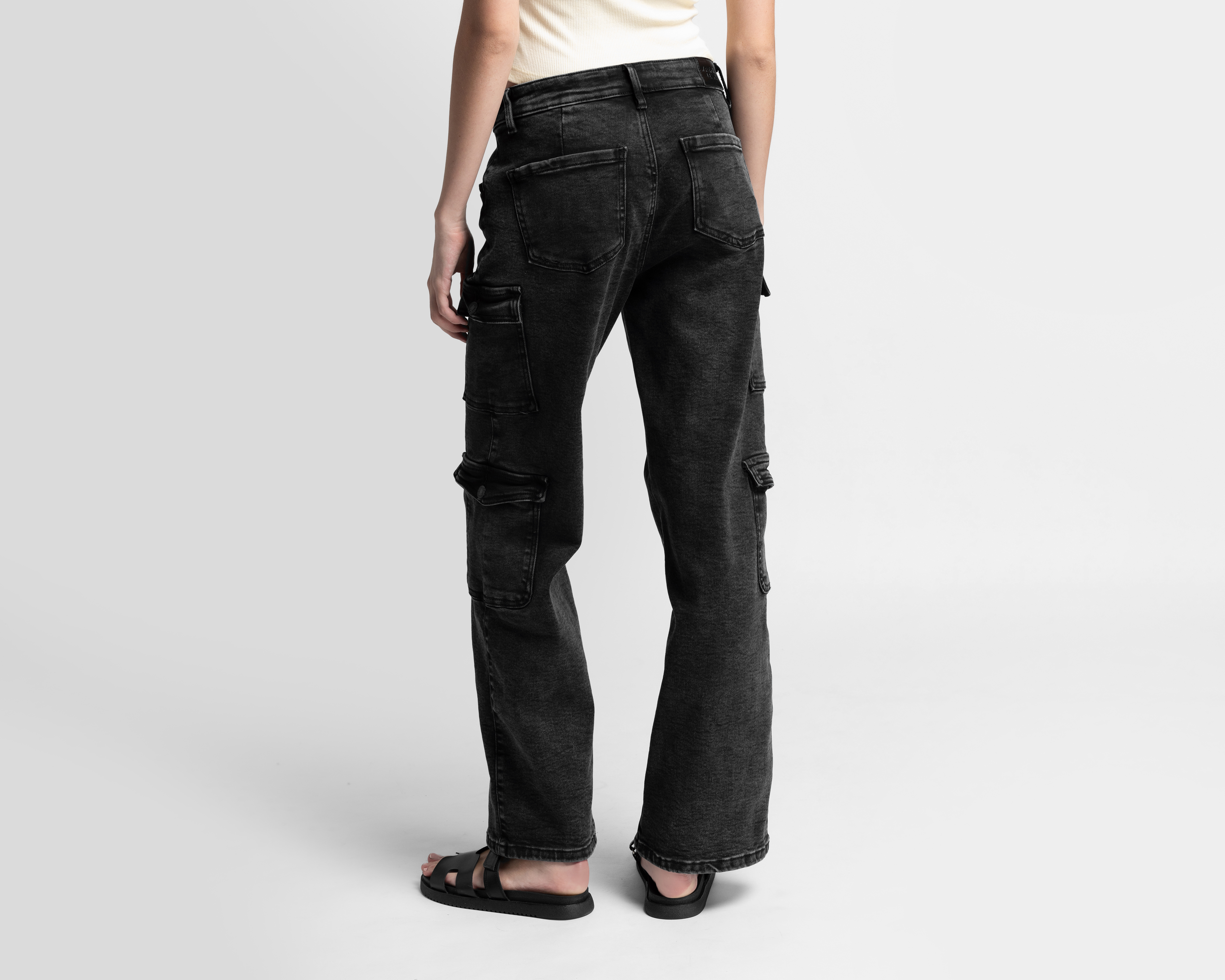 Foto 4 pulgar | Foto 3 | Jeans Wide Leg Refill para Mujer