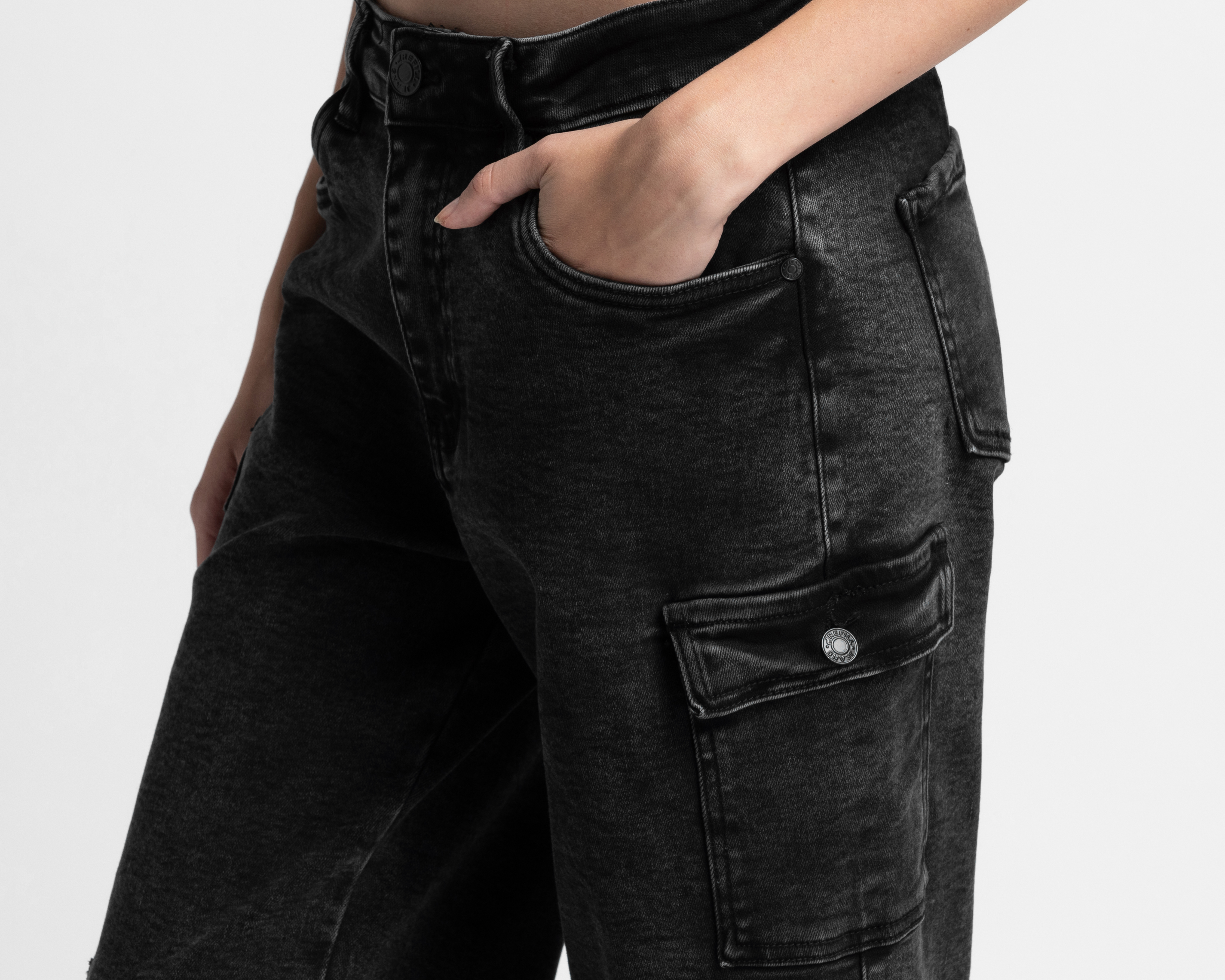 Foto 5 pulgar | Foto 4 | Jeans Wide Leg Refill para Mujer