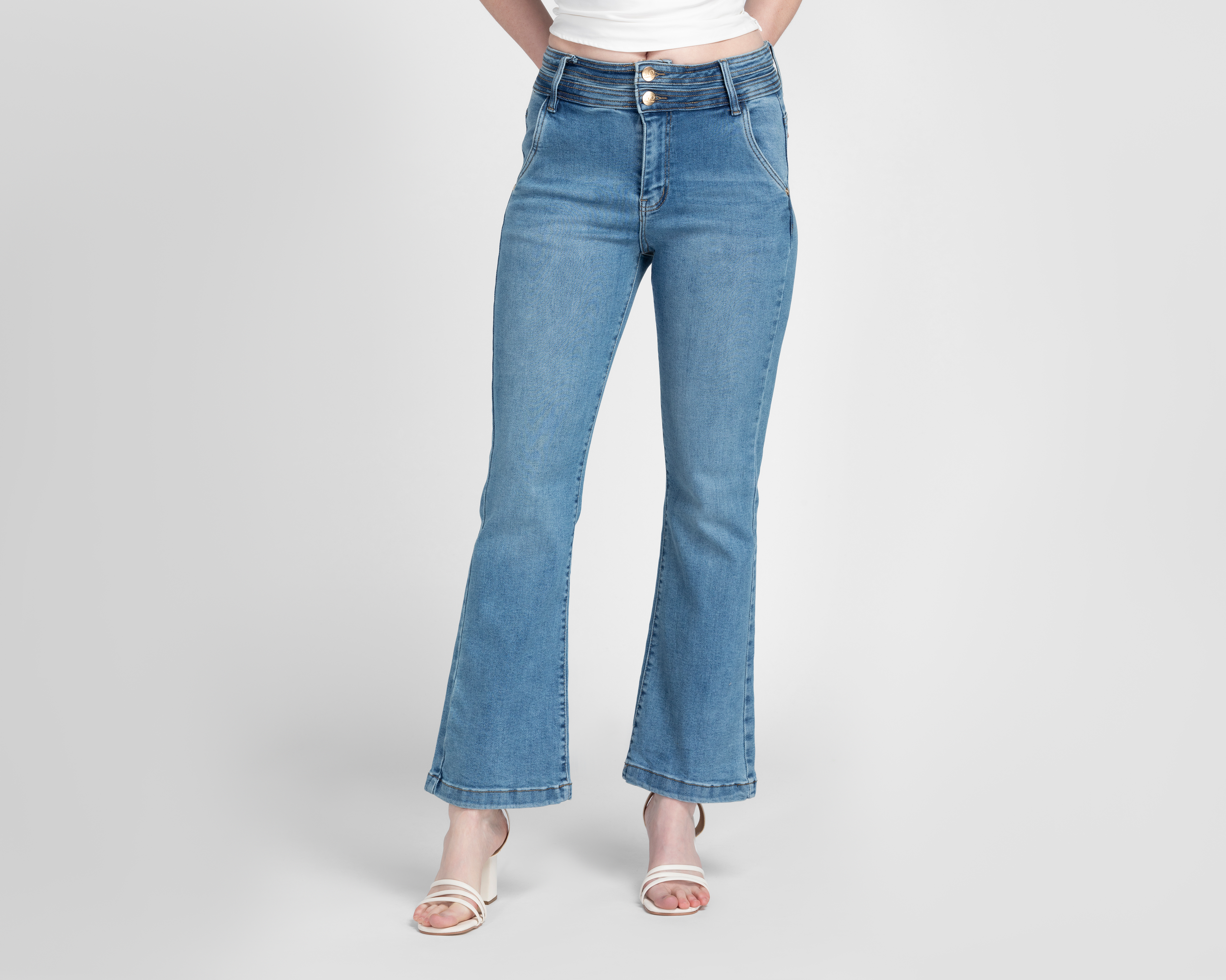 Foto 1 | Foto 1 | Jeans Flare Jennifer Lopez para Mujer