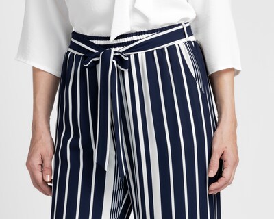 Foto 4 | Foto 4 | Pantalón Ancho Sahara a Rayas para Mujer