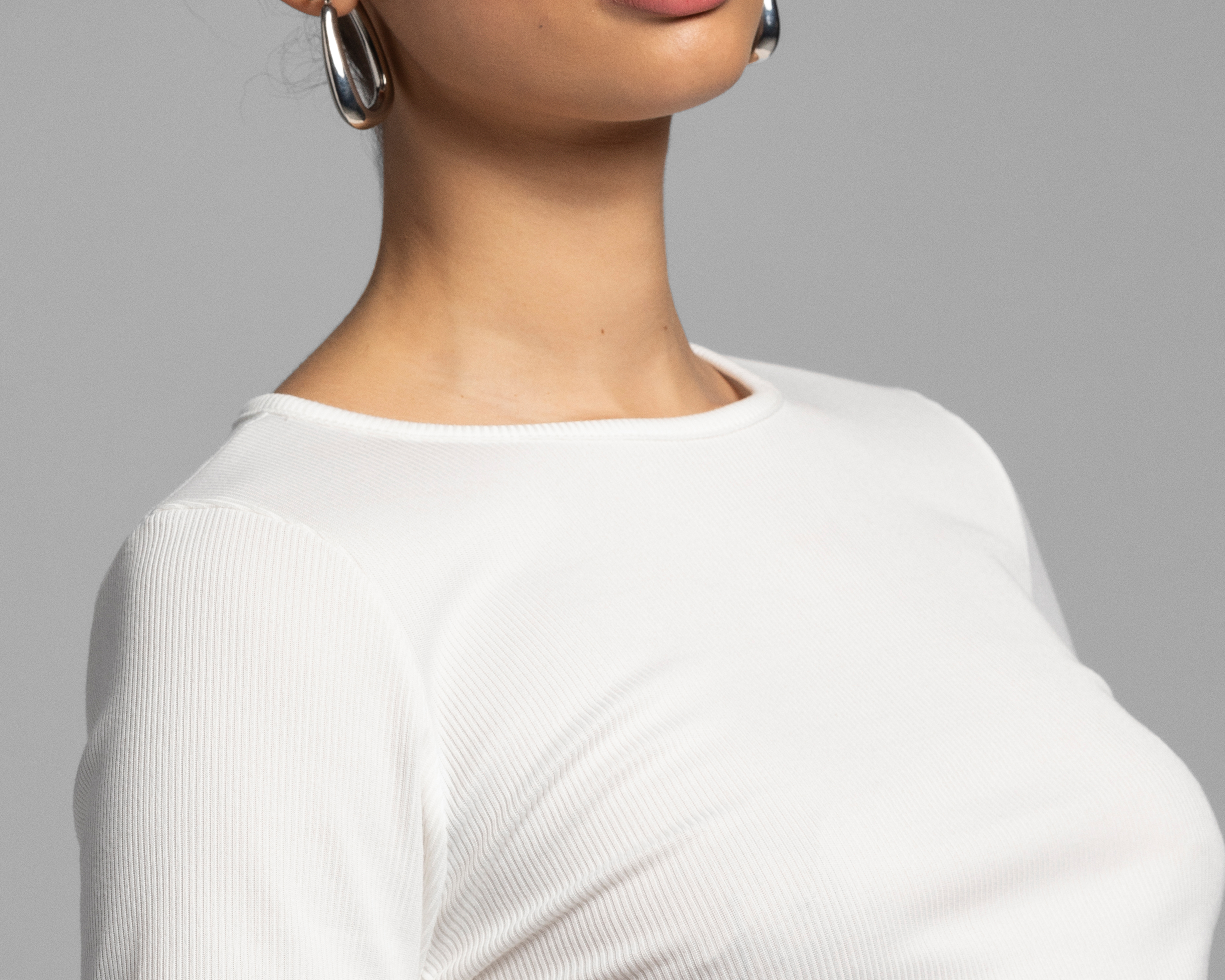 Foto 6 pulgar | Foto 5 | Blusa Thinner Manga Corta con Jareta