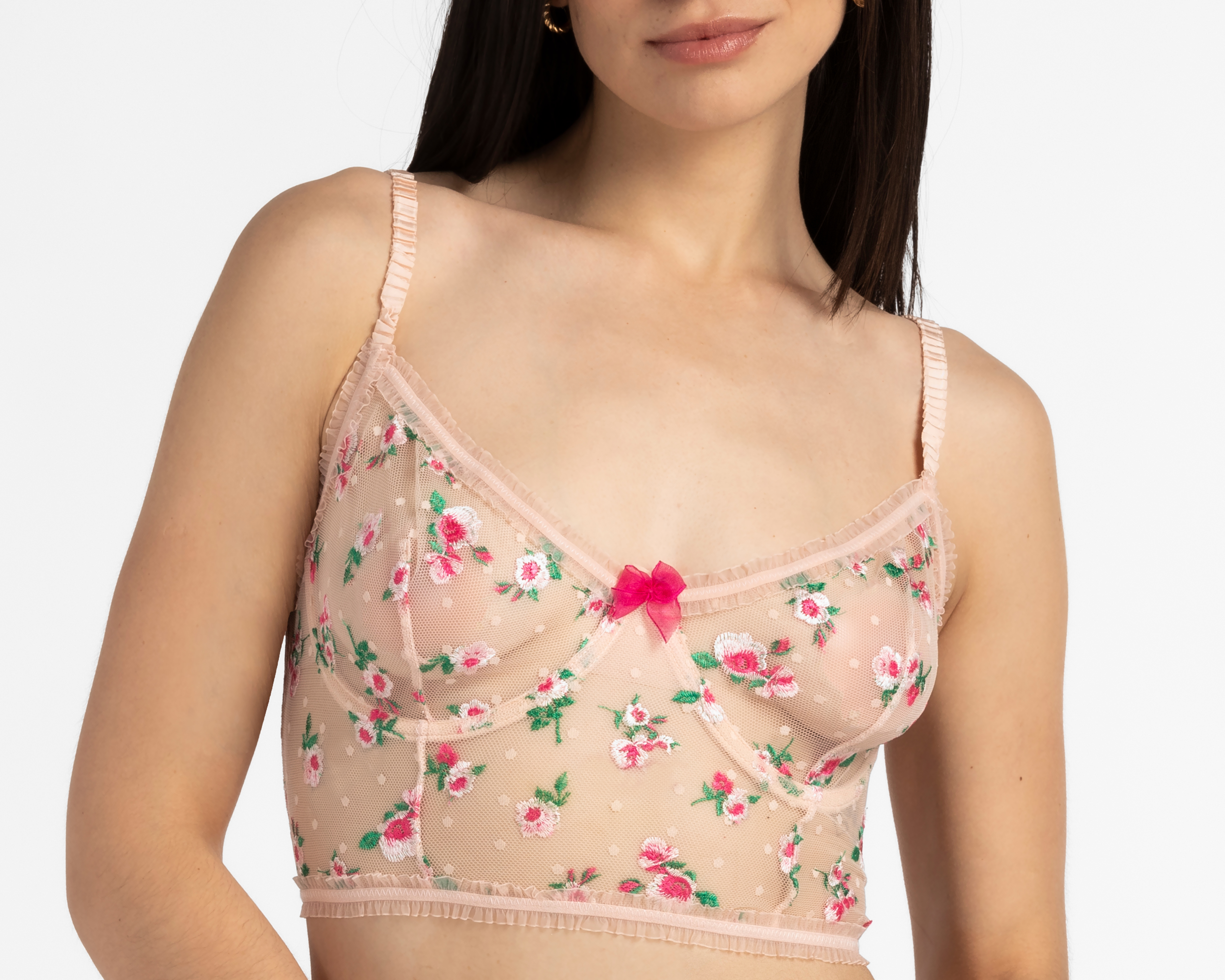 Foto 4 pulgar | Foto 3 | Coordinado de Encaje Beauty Secret para Mujer 2 Piezas