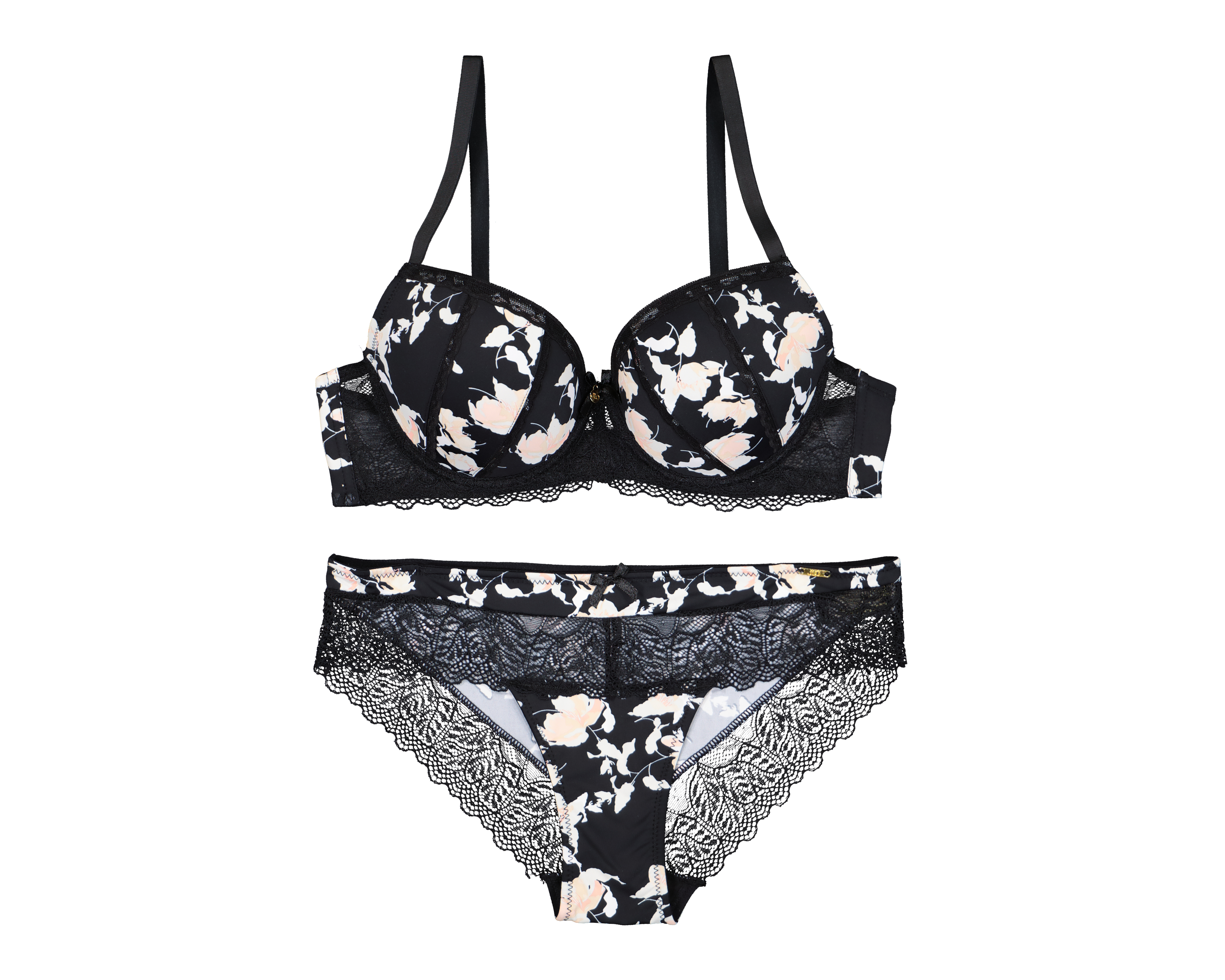 Foto 2 pulgar | Foto 1 | Coordinado con Encaje Jennifer Lopez Media Copa 2 Pack