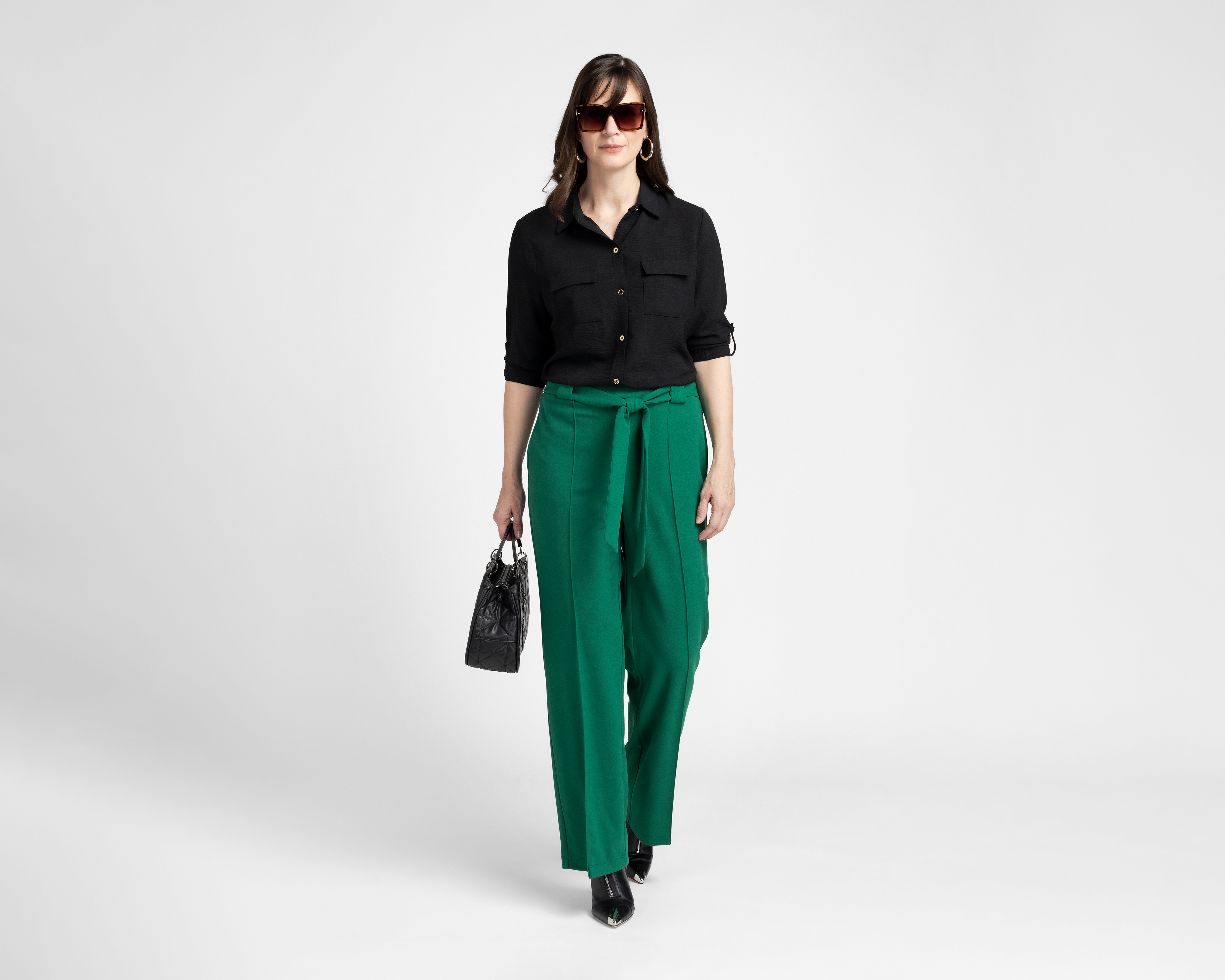 Foto 2 | Foto 2 | Pantalón de Vestir Sahara Verde para Mujer