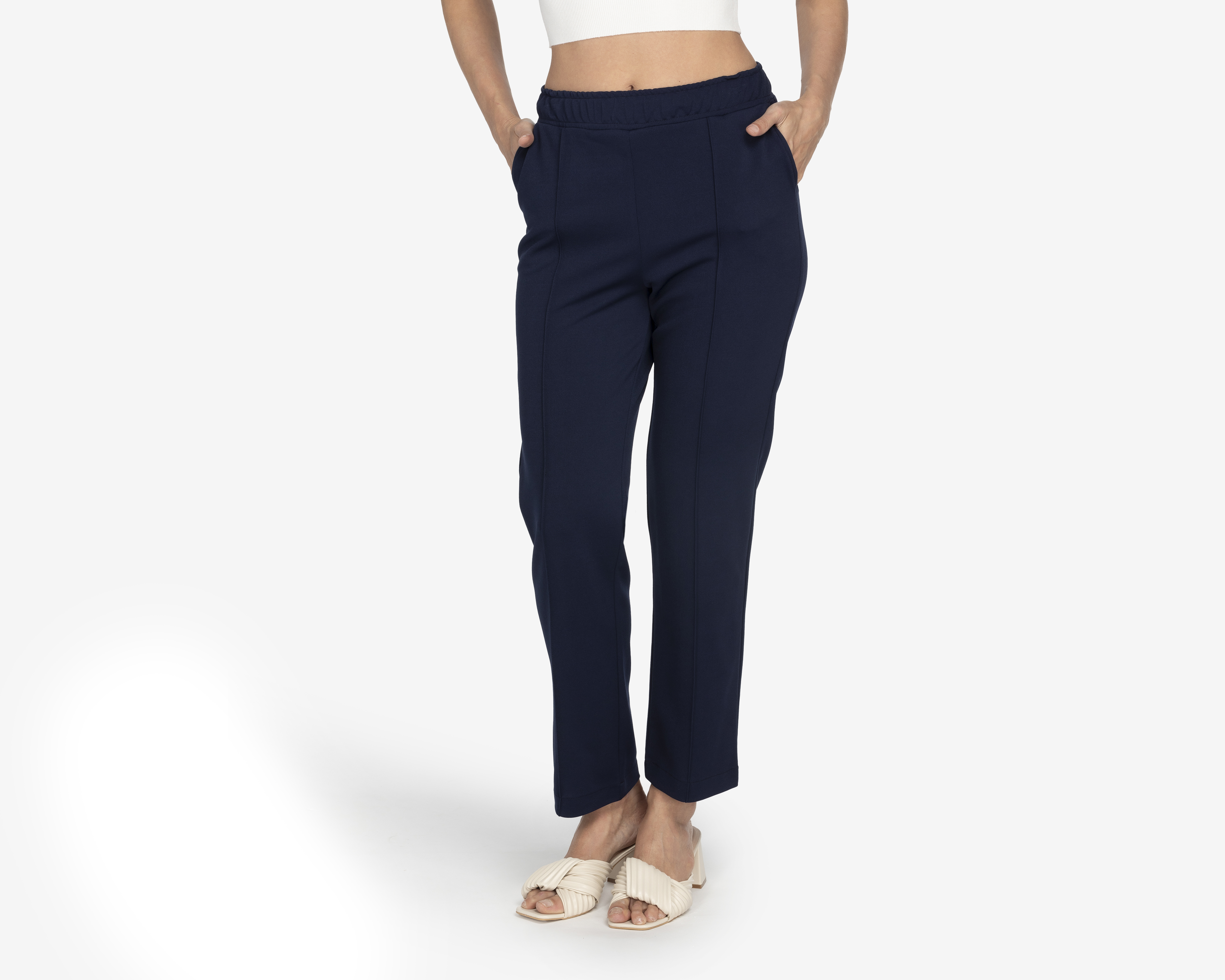 Foto 2 pulgar | Foto 1 | Pantalón de Vestir Lady Sun Azul para Mujer