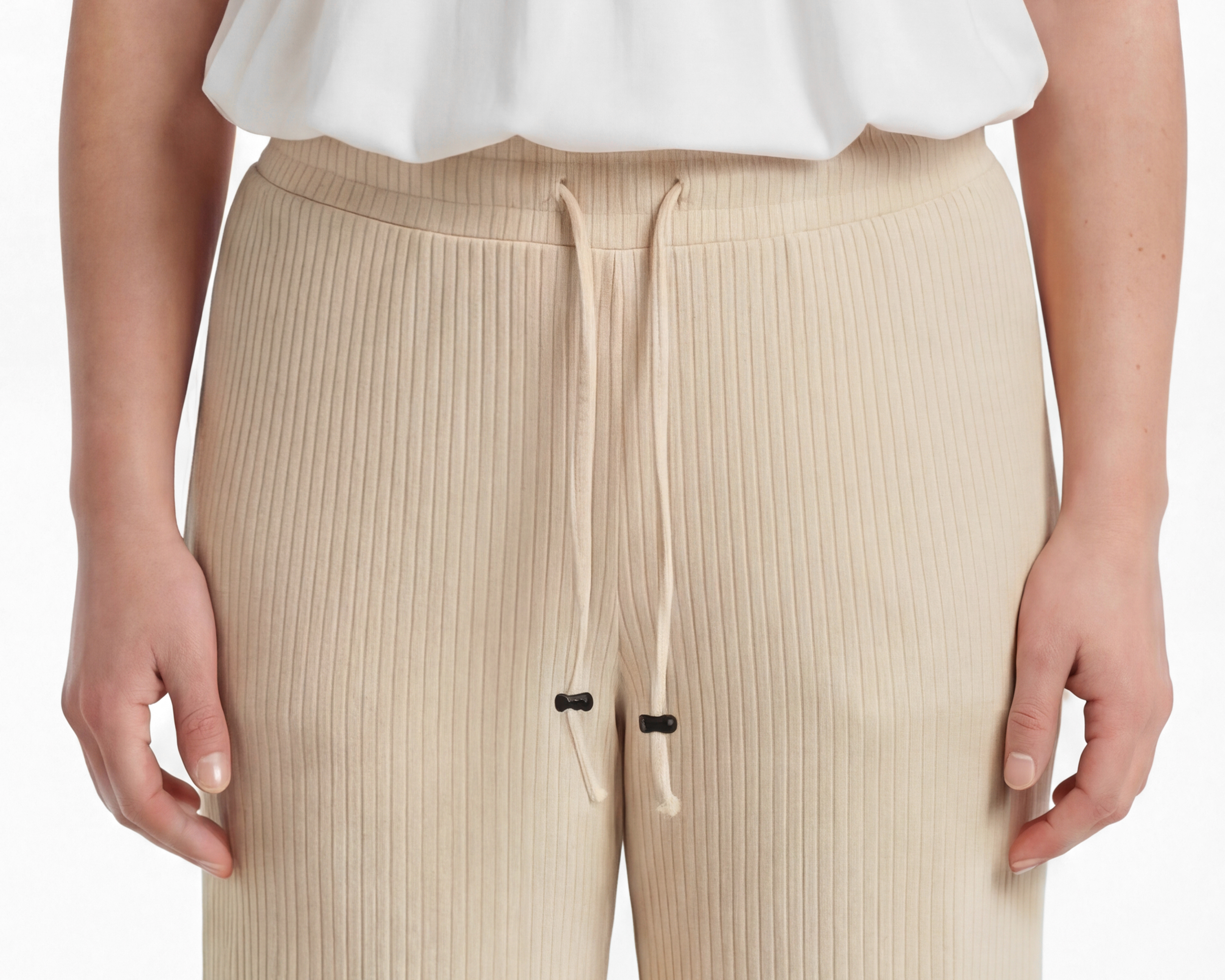 Foto 4 | Foto 4 | Pantalón de Maternidad Beige Mamá Bella