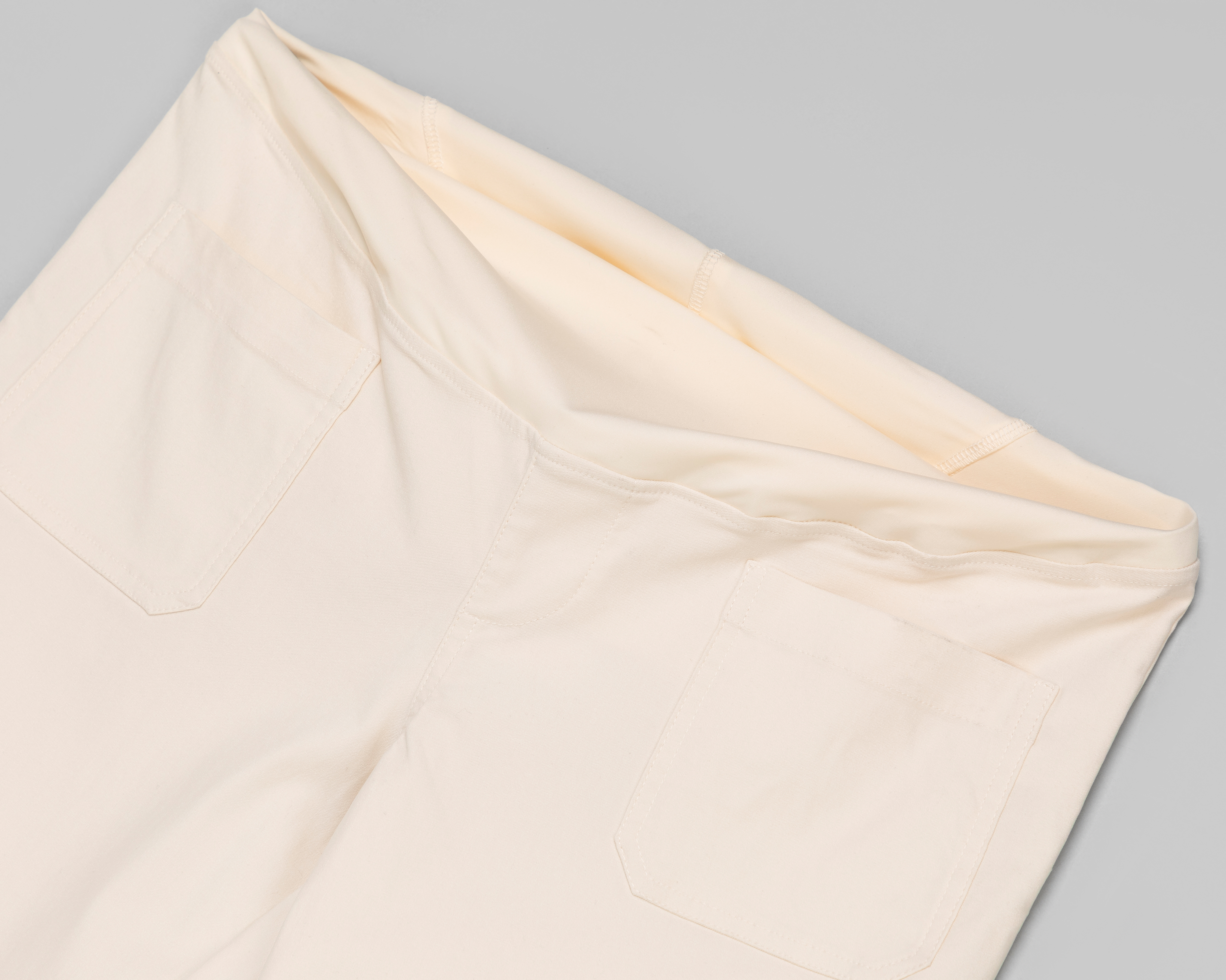 Foto 4 pulgar | Foto 3 | Pantalón de Maternidad Blanco Mamá Bella