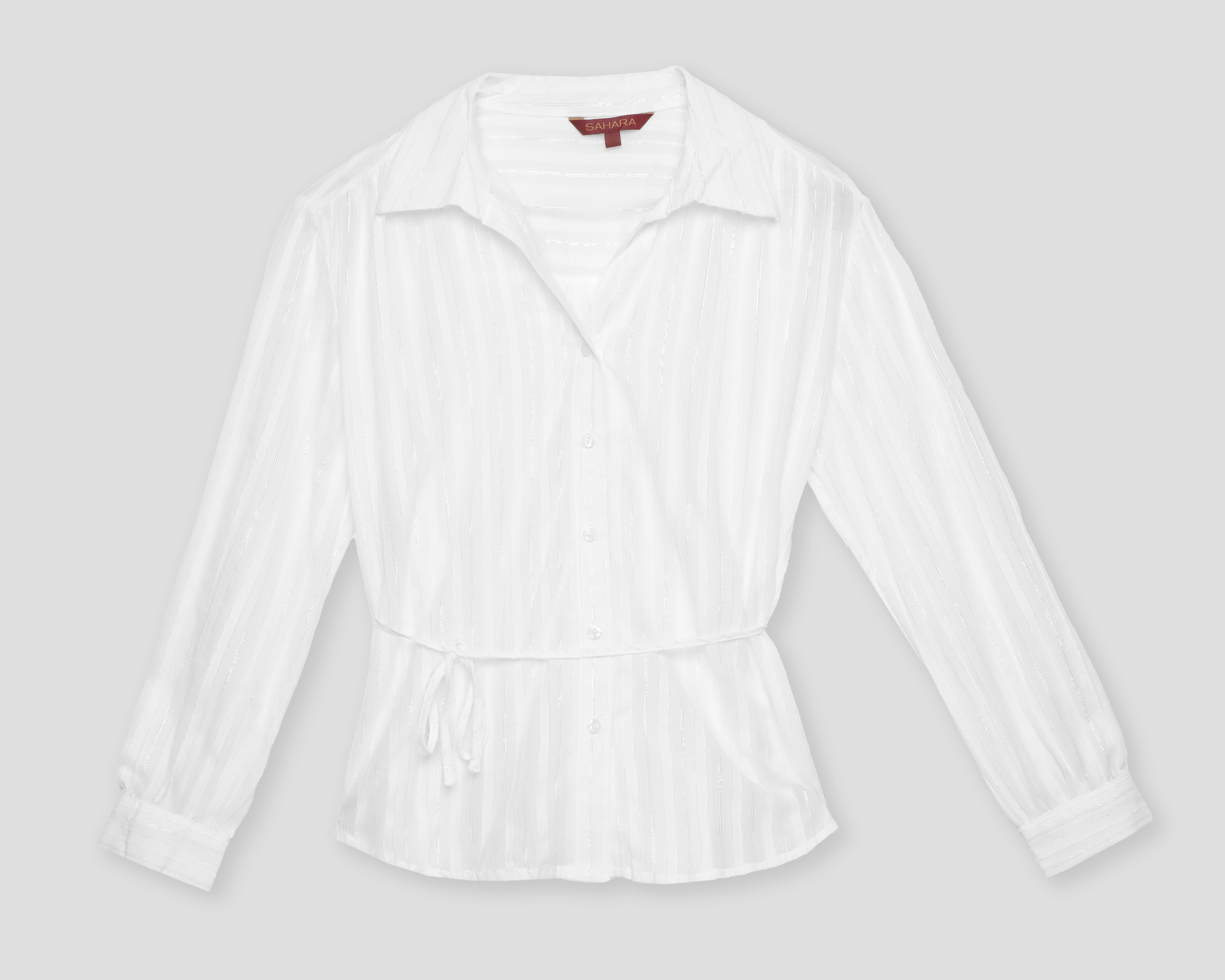 Foto 2 pulgar | Foto 1 | Blusa Manga Larga Sahara para Mujer