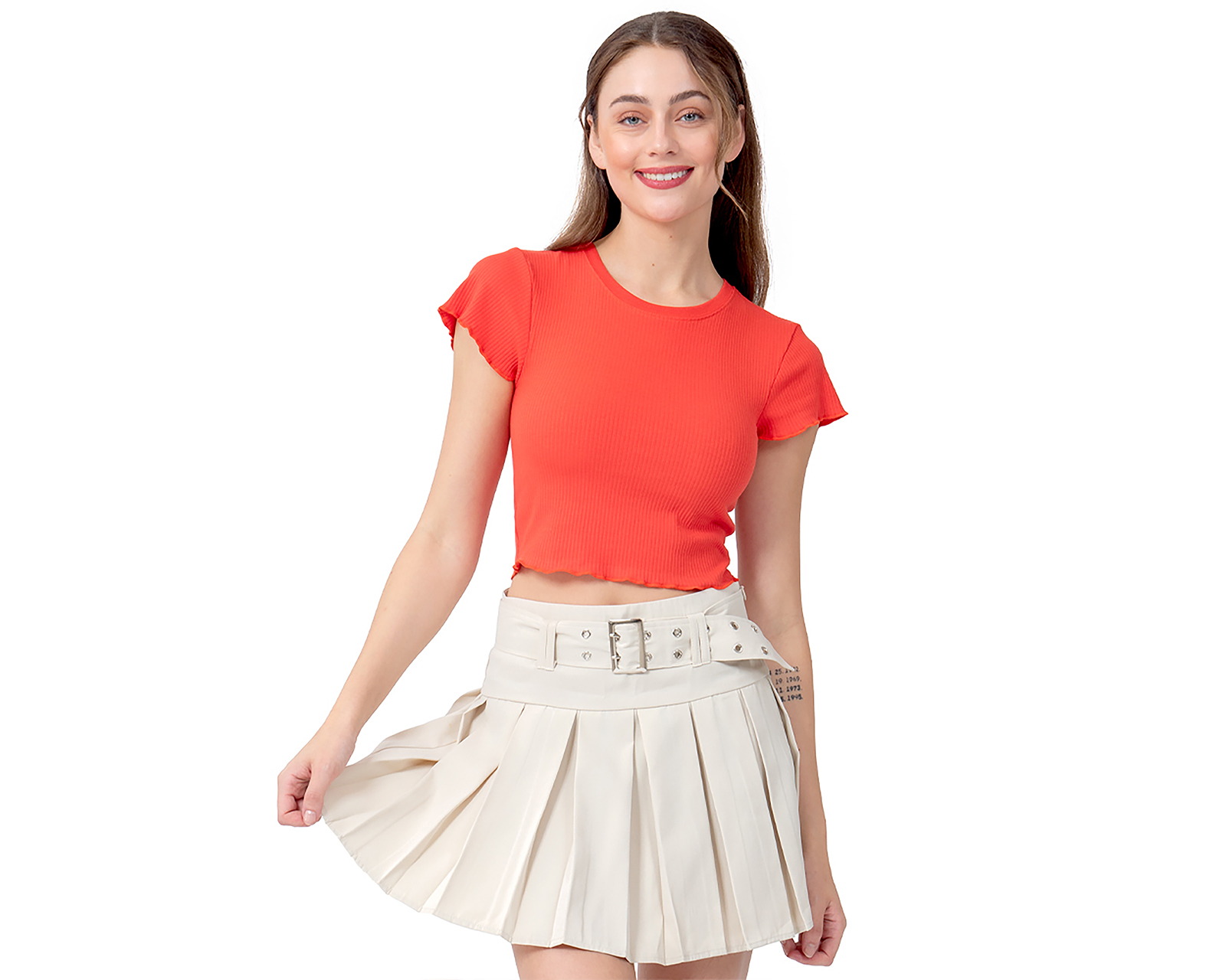 Playera Roja Forever 21 para Mujer