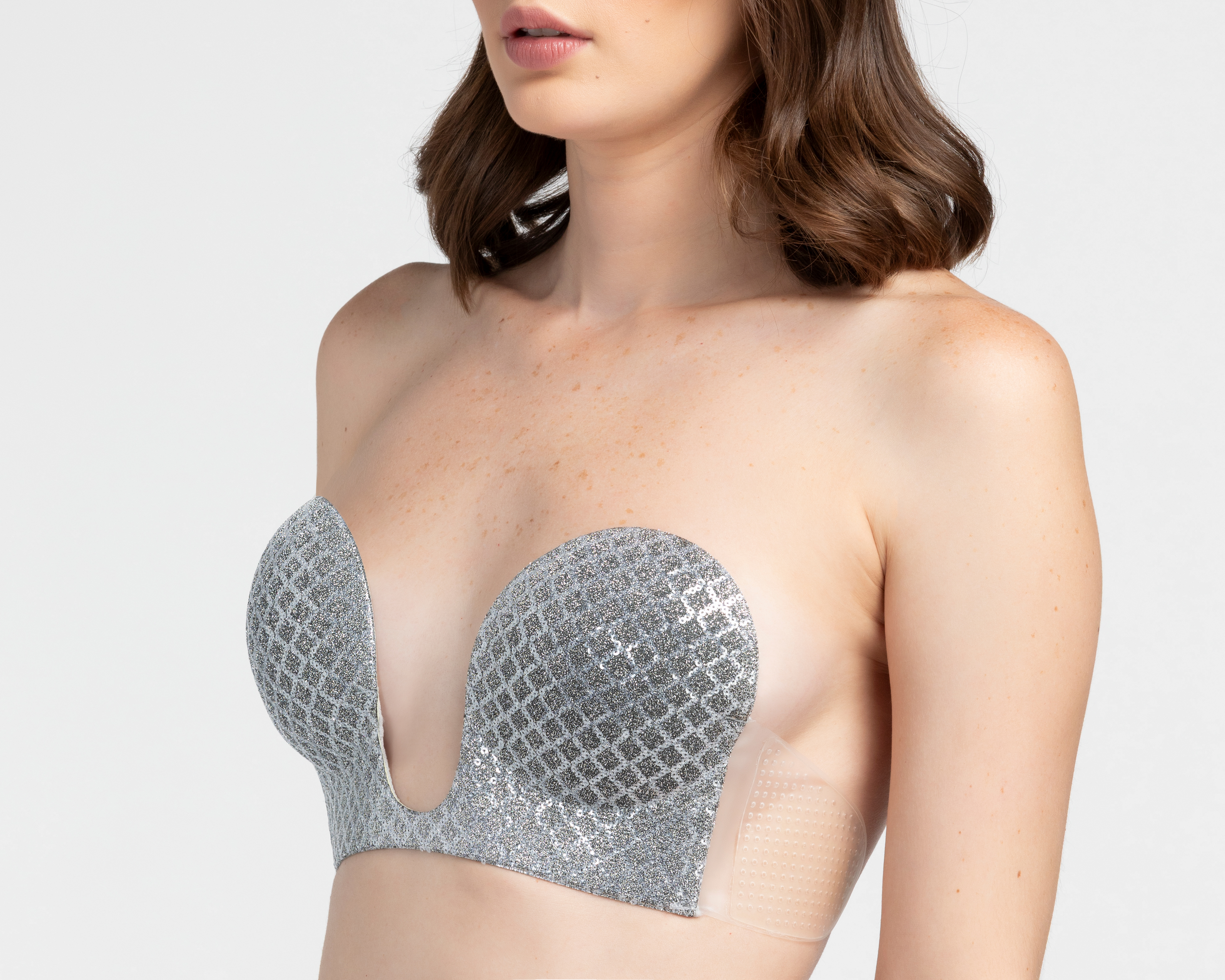 Foto 4 pulgar | Foto 3 | Brasier Media Copa Strapless Eva tu Estilo Íntimo