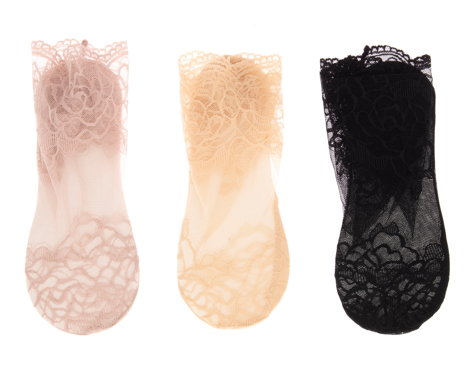 Foto 2 pulgar | Foto 1 | Calcetines Lovest para Mujer 3 Pares