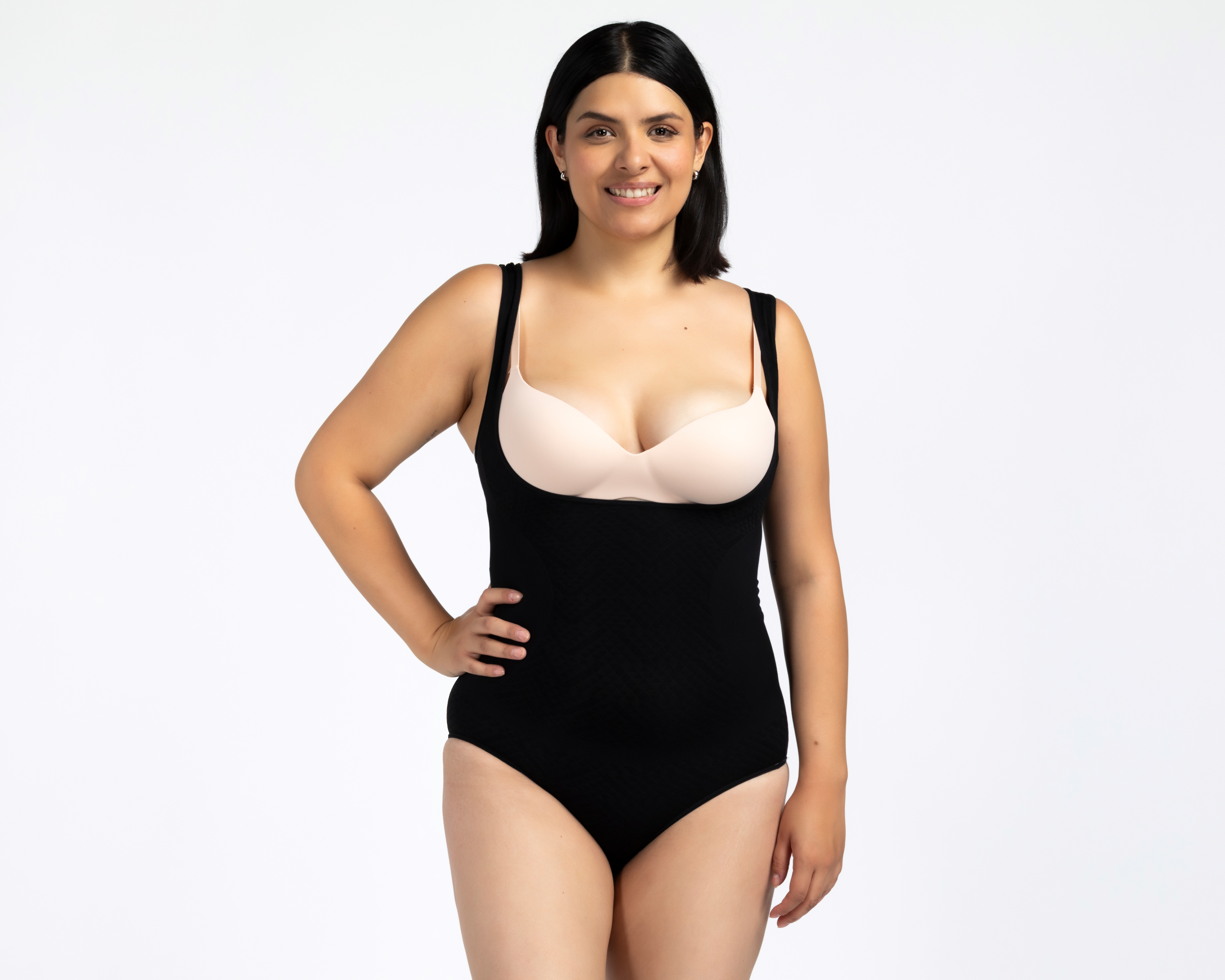 Foto 2 pulgar | Foto 1 | Body con Control Negro Wunderwear Mediana Compresión para Mujer