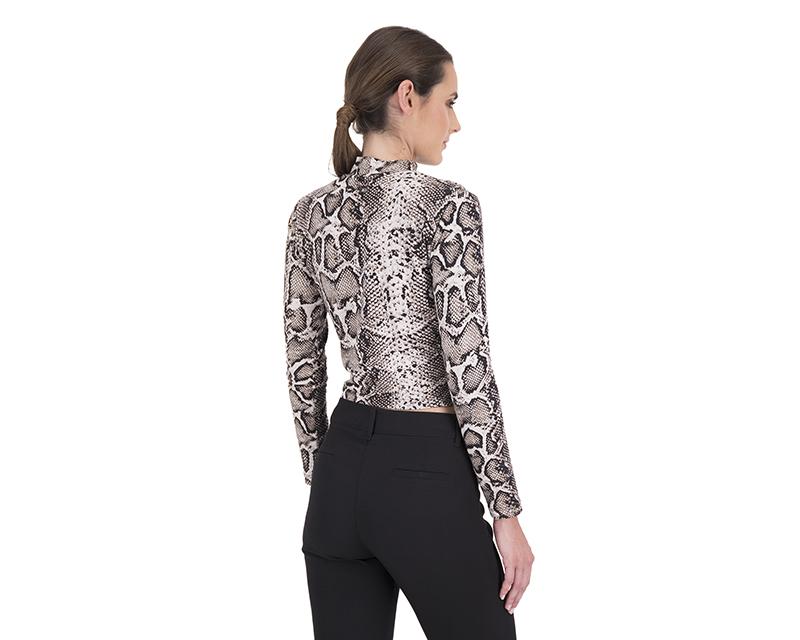 Foto 2 | Foto 2 | Blusa Jennifer Lopez Manga Larga Animal Print
