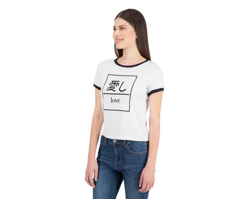 Playera Thinner Blanca Cuello Redondo