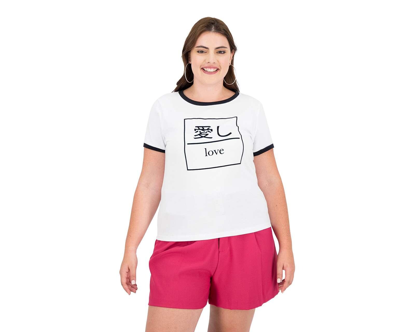 Foto 5 pulgar | Foto 4 | Playera Thinner Blanca Cuello Redondo