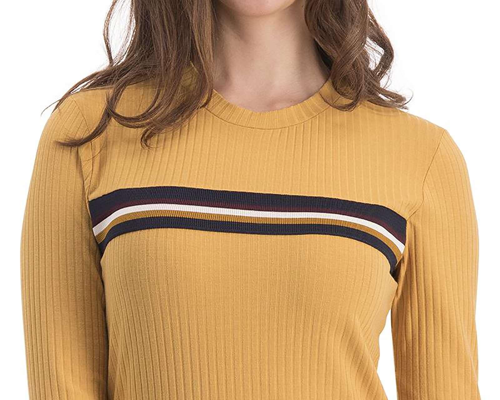 Foto 7 pulgar | Foto 6 | Playera Sahara Amarilla Manga Larga