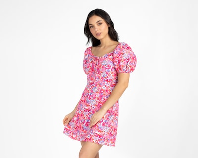 Foto 1 | Foto 1 | Vestido Casual 18 Forever Floral Escote V Corto