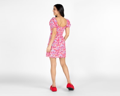 Foto 3 | Foto 3 | Vestido Casual 18 Forever Floral Escote V Corto