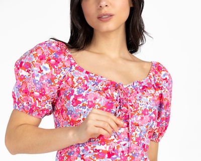 Foto 4 | Foto 4 | Vestido Casual 18 Forever Floral Escote V Corto