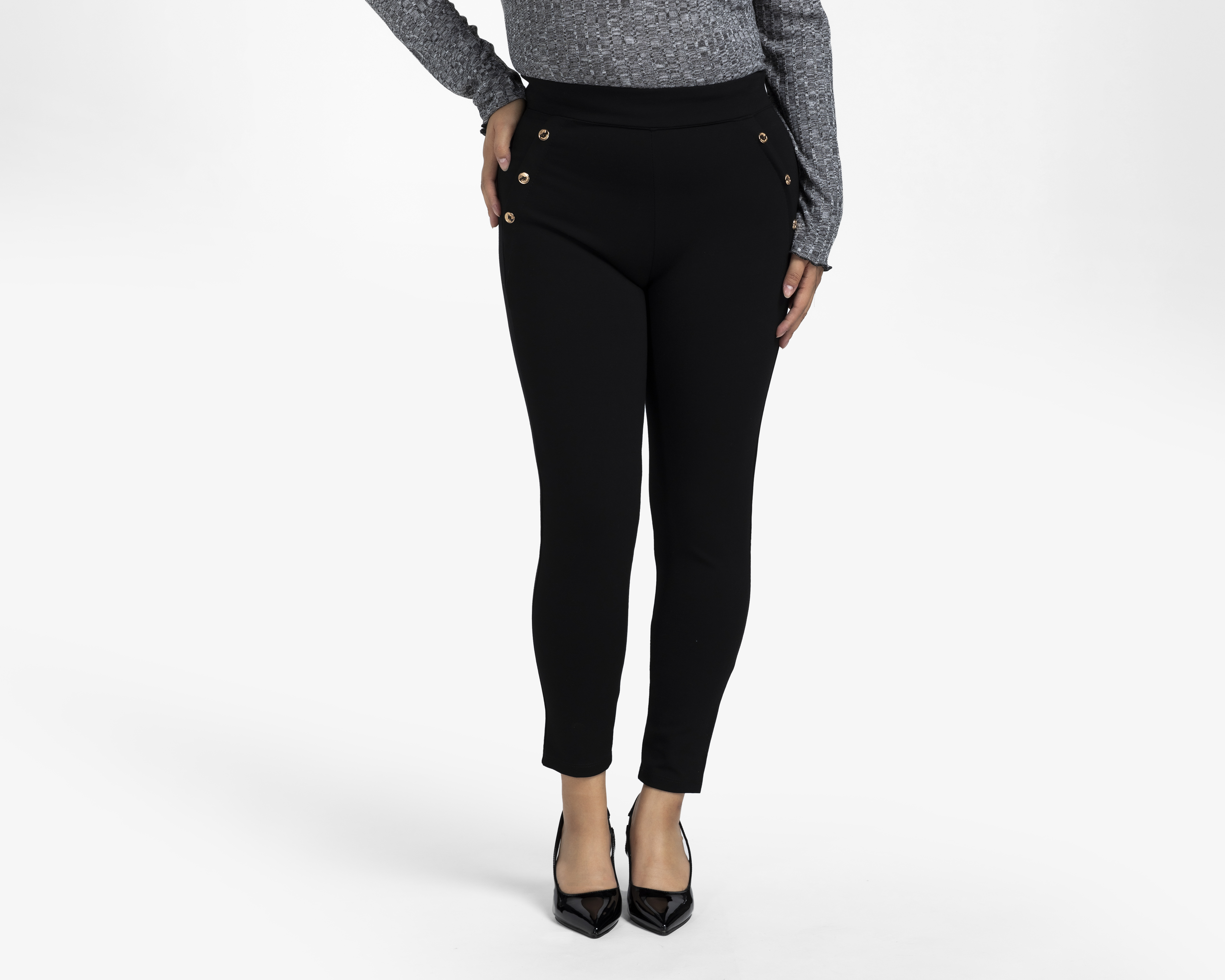 Leggings Negros Boy London para Mujer